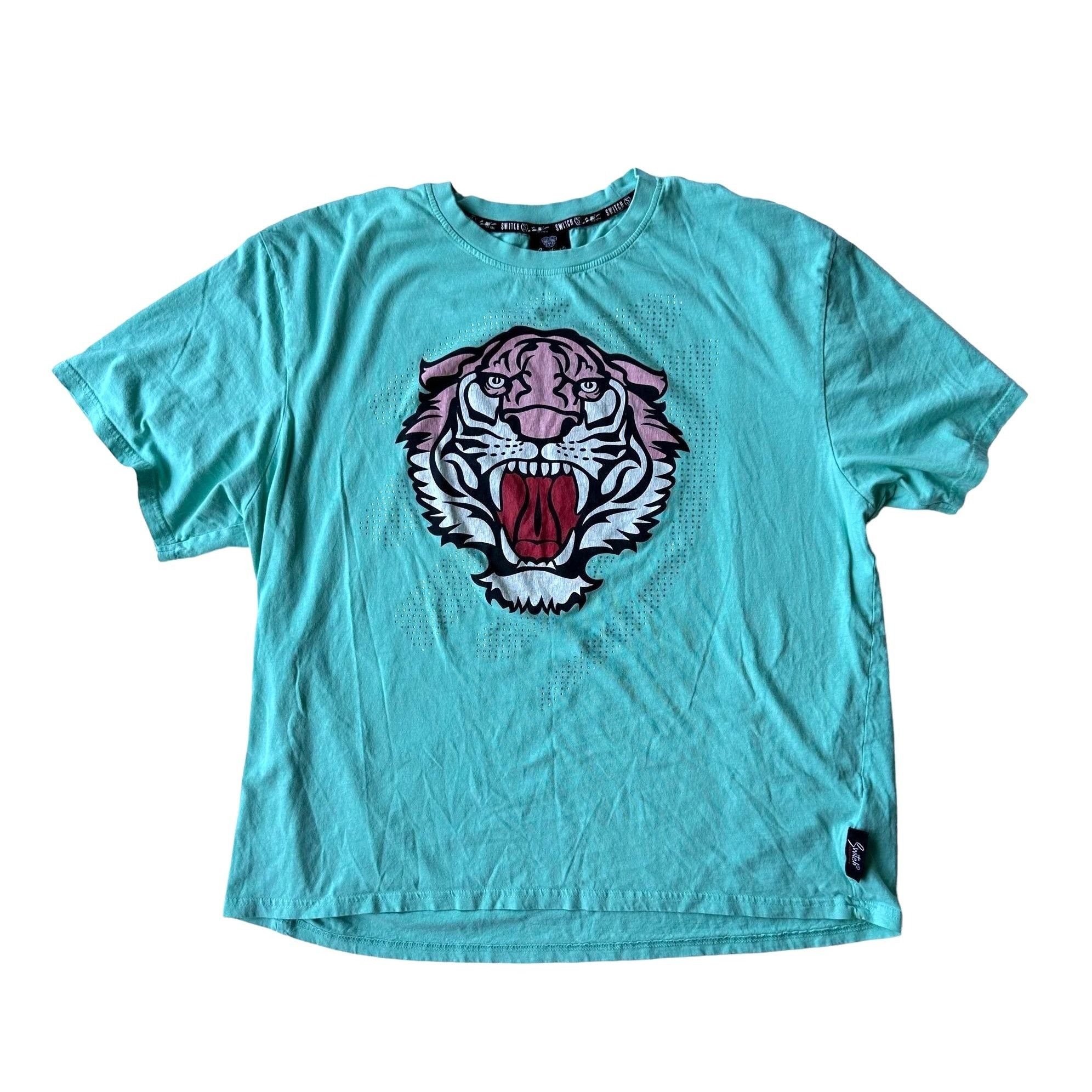 Other Switch Remarkable Limited Edition Tiger T Shirt 3XL Aqua Size US XXL / EU 58 / 5 - 2 Thumbnail