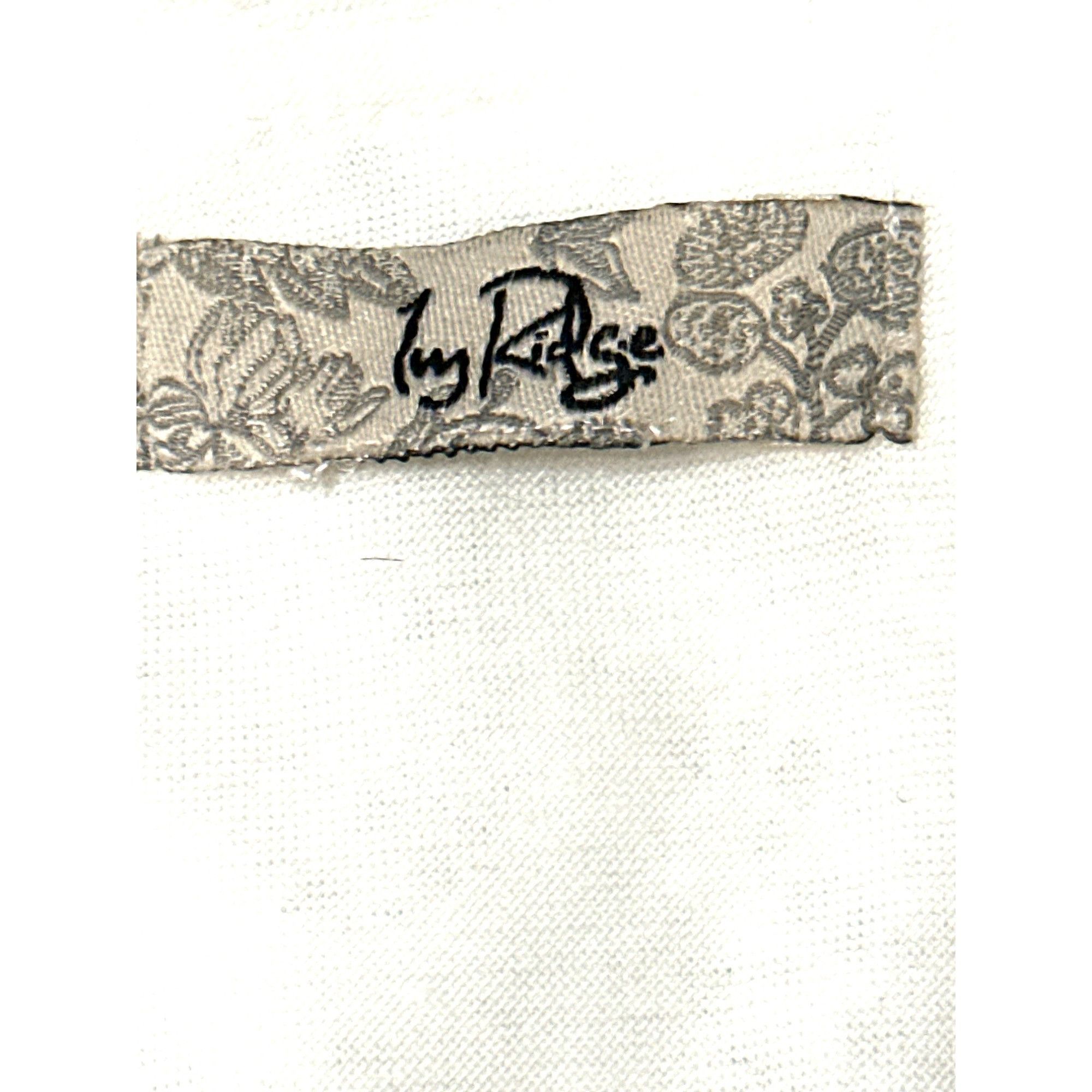 Other Ivy Ridge White Crochet Lace Blouse With Open Back Flutter S Size L / US 10 / IT 46 - 7 Thumbnail