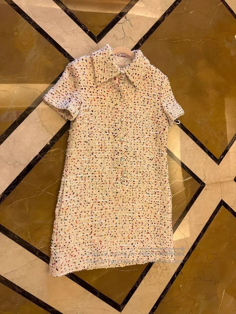 Valentino Valentino Tweed candy-colored dress Size S / US 4 / IT 40 - 3 Thumbnail