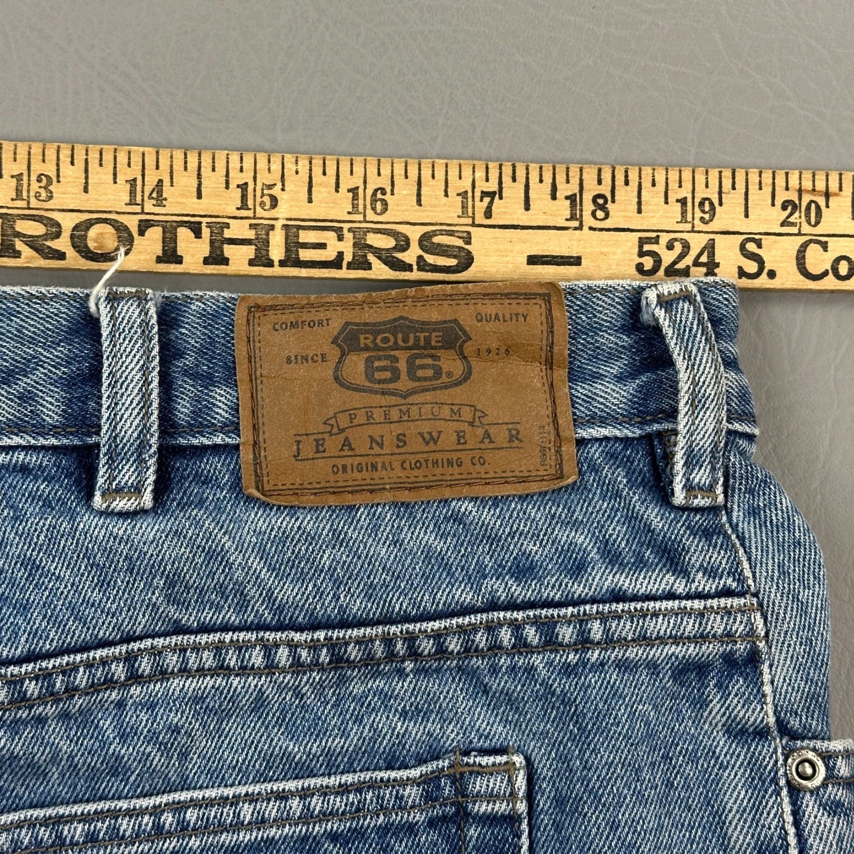 Route 66 Vintage Route 66 Shorts Mens 40 Stone Wash Denim Relaxed Fit Jorts Y2K Bermuda Casual 90s Mens Size US 40 / EU 56 - 7 Thumbnail