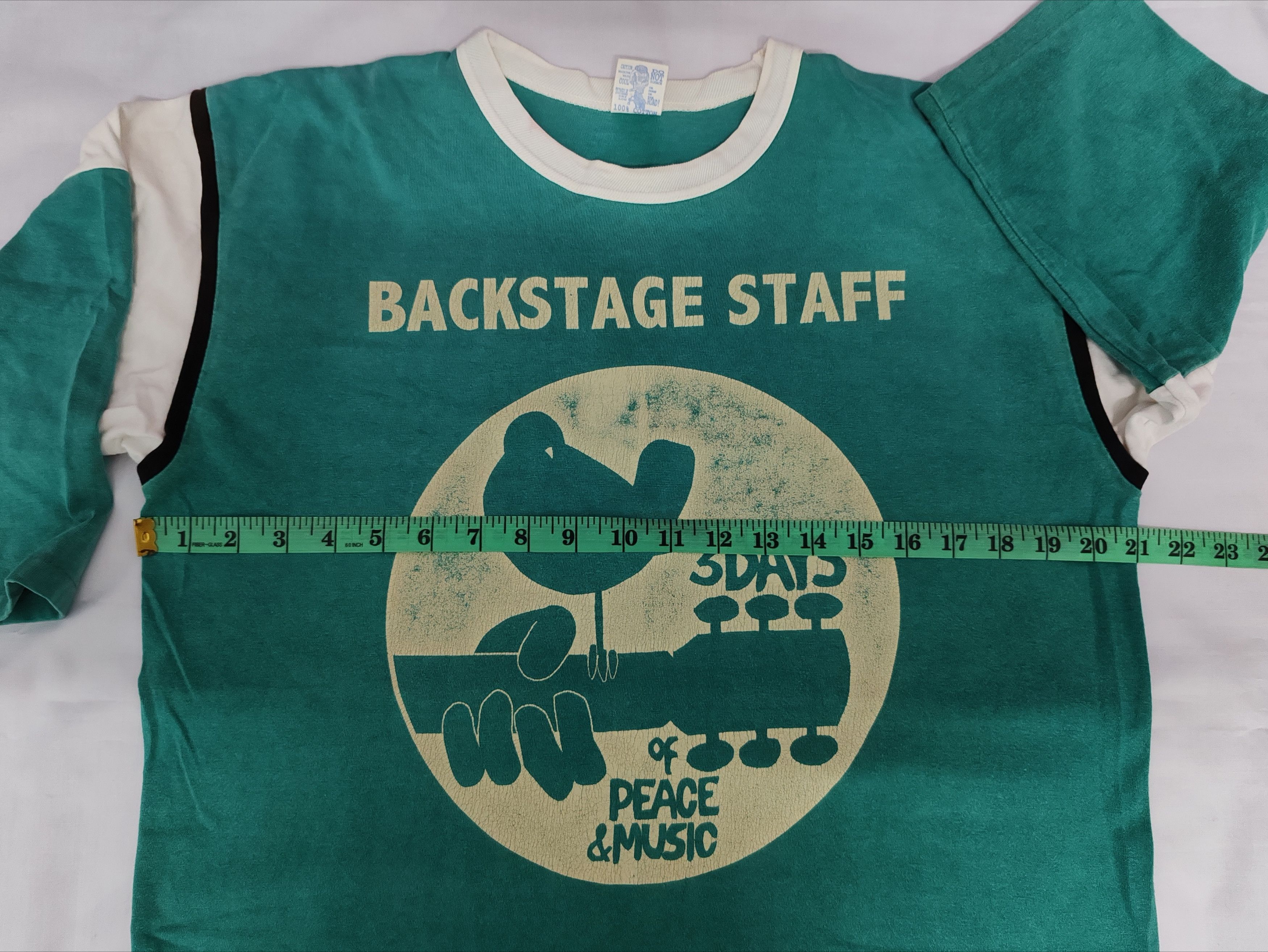 Band Tees Vintage Rare Woodstock Backstage Staff Tee Morrissey Bjork Size US M / EU 48-50 / 2 - 7 Thumbnail