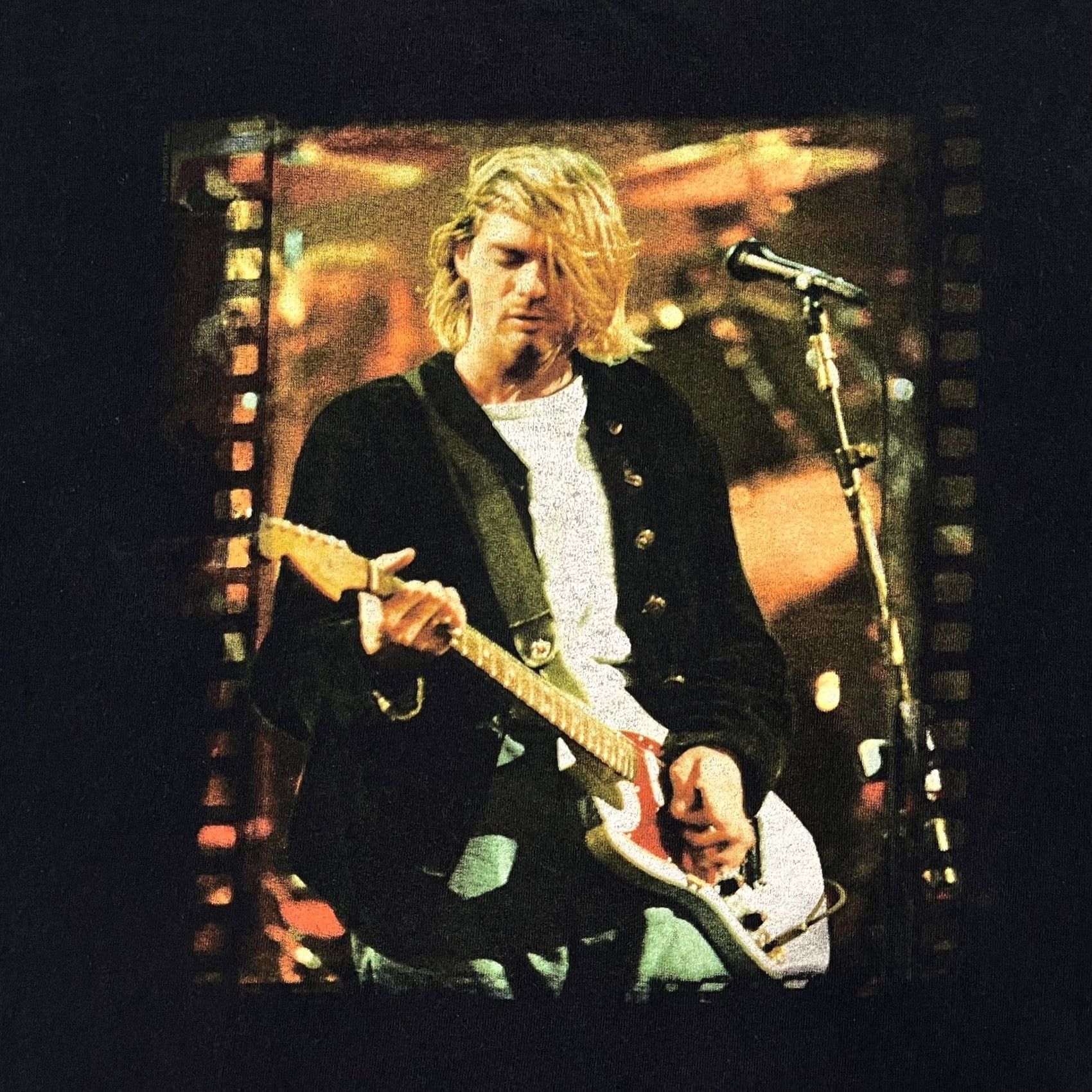 Anvil Kurt Cobain Shirt Mens M Faded Black 2013 Nirvana Band Music Anvil Graphic Tee Size US M / EU 48-50 / 2 - 2 Thumbnail