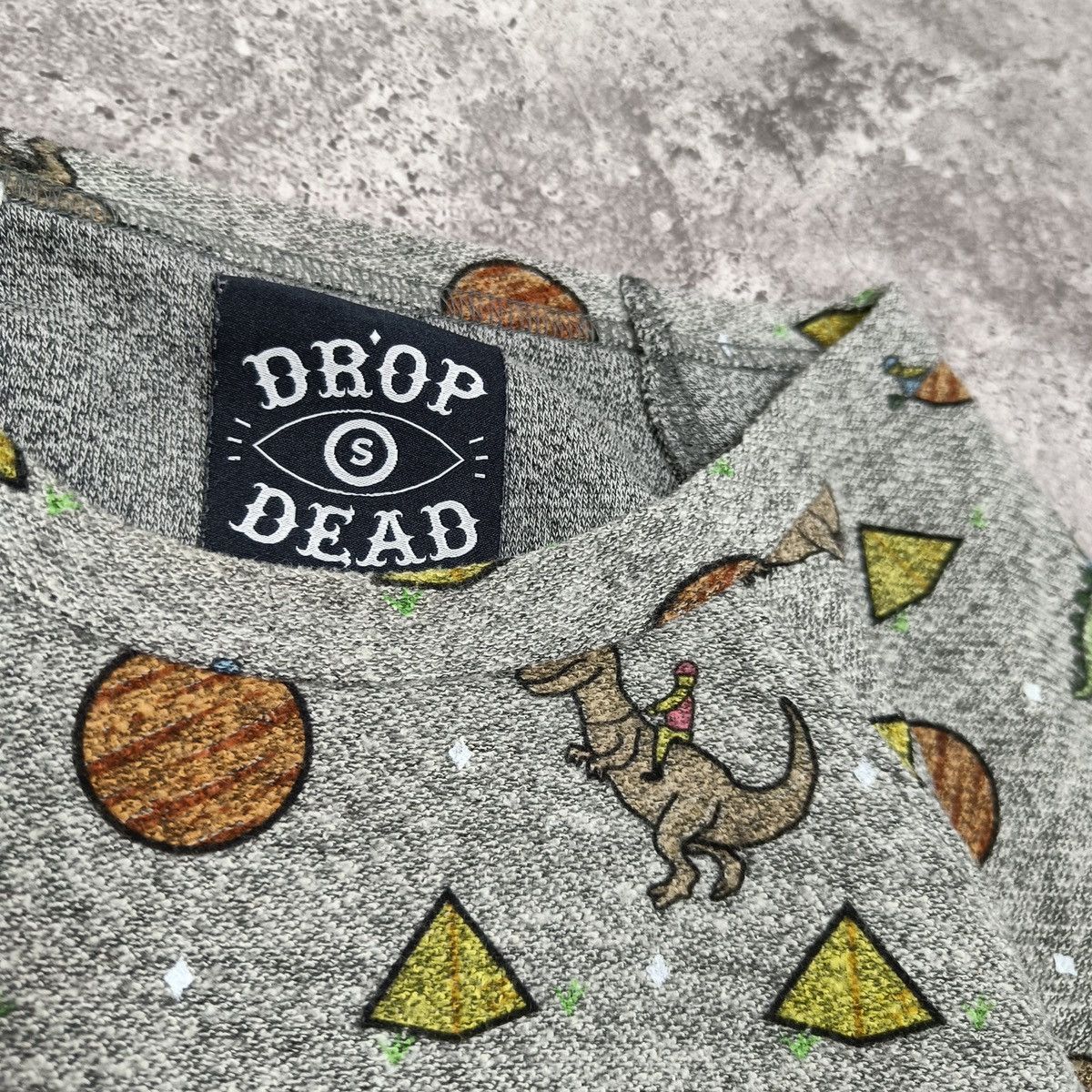 Drop Dead Clothing Drop Dead Clothing Crewneck Dinosaur monogram sweater y2k Size US S / EU 44-46 / 1 - 7 Thumbnail