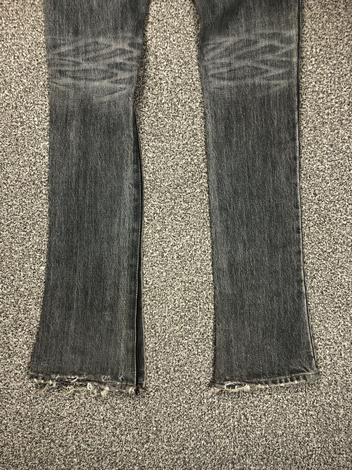 Hysteric Glamour Vintage Le Grande Bleu(L.G.B) Zipper Flare Jeans Size 32" / US 10 / IT 46 - 15 Thumbnail