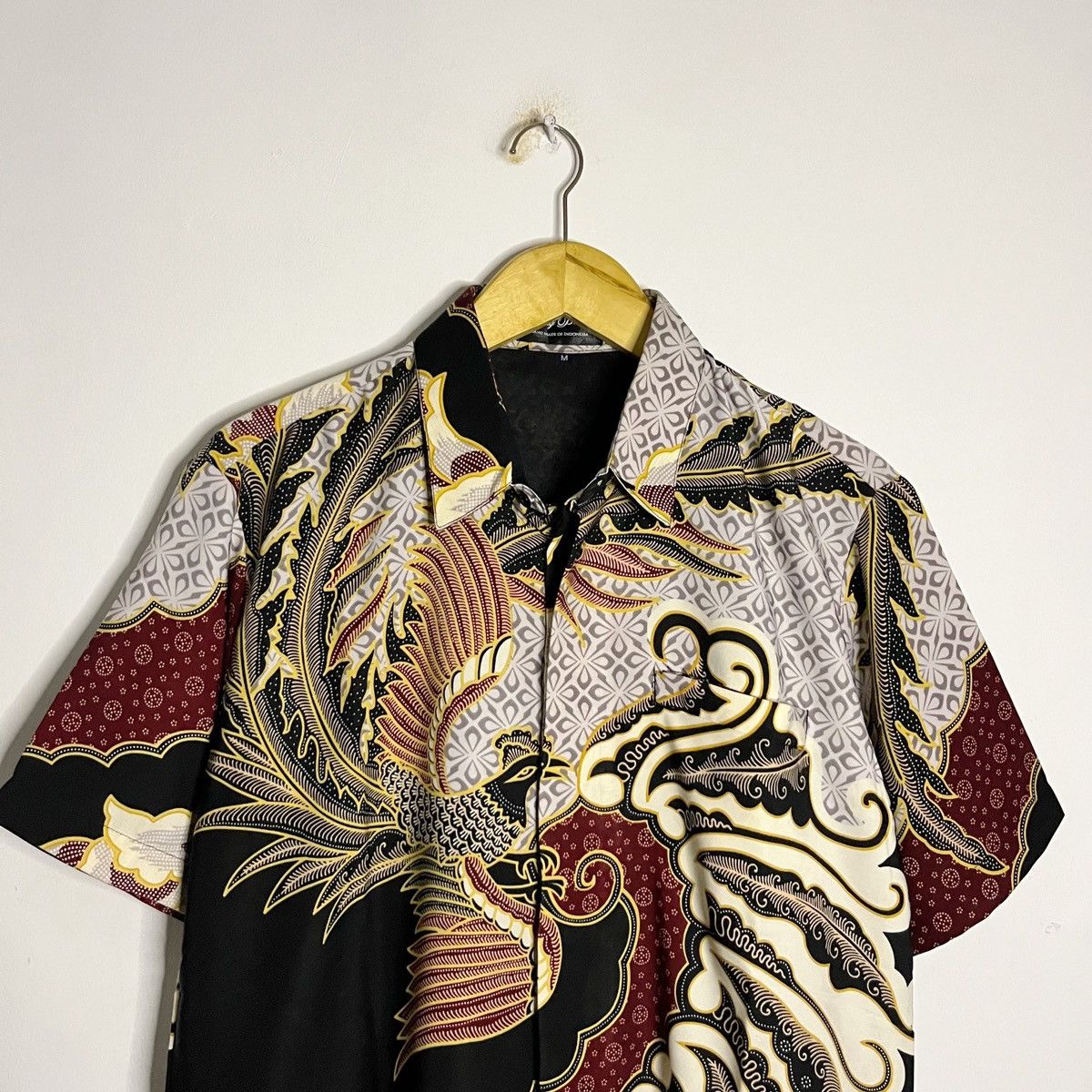 Issey Miyake Vintage Handmade Batik Shirt Indonesia Traditional Pattern Size US M / EU 48-50 / 2 - 2 Thumbnail