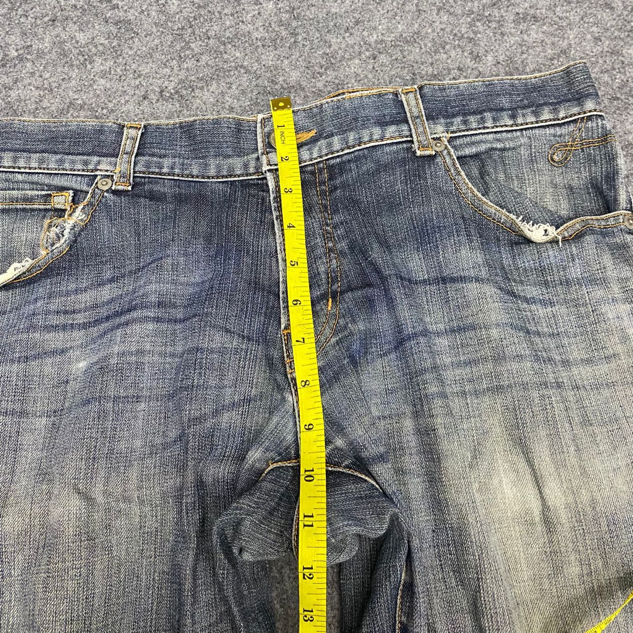 If Six Was Nine 💥Best Offer💥Vintage Joseph Homme Flare Distressed Denim Size US 36 / EU 52 - 8 Thumbnail