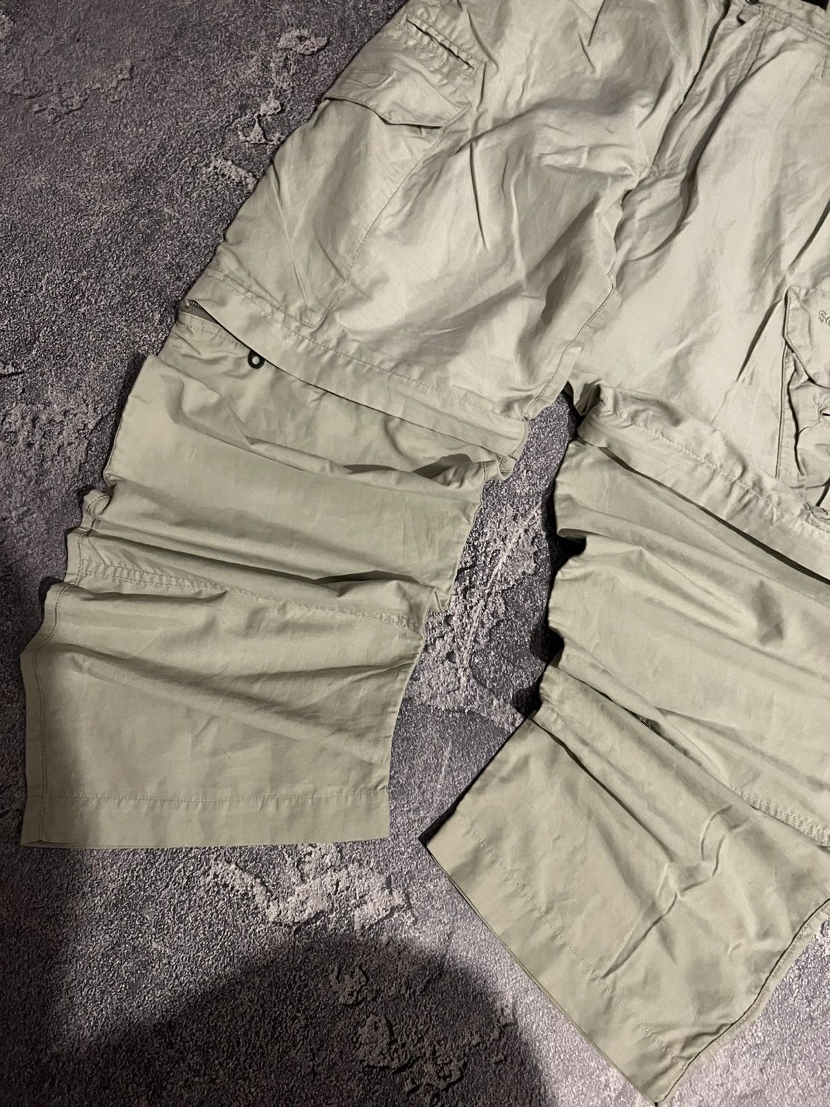 Japanese Brand Japanese Transformer Sweatpants — Vintage Beige Wide Leg Size US 32 / EU 48 - 3 Thumbnail