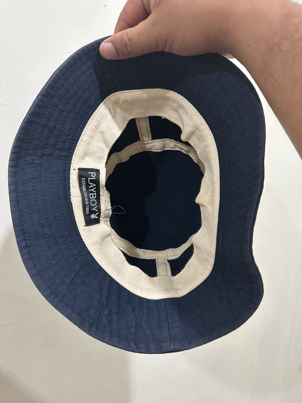 Playboy × Vintage VTG Sun Faded Playboy Bucket Hat Size ONE SIZE - 5 Thumbnail