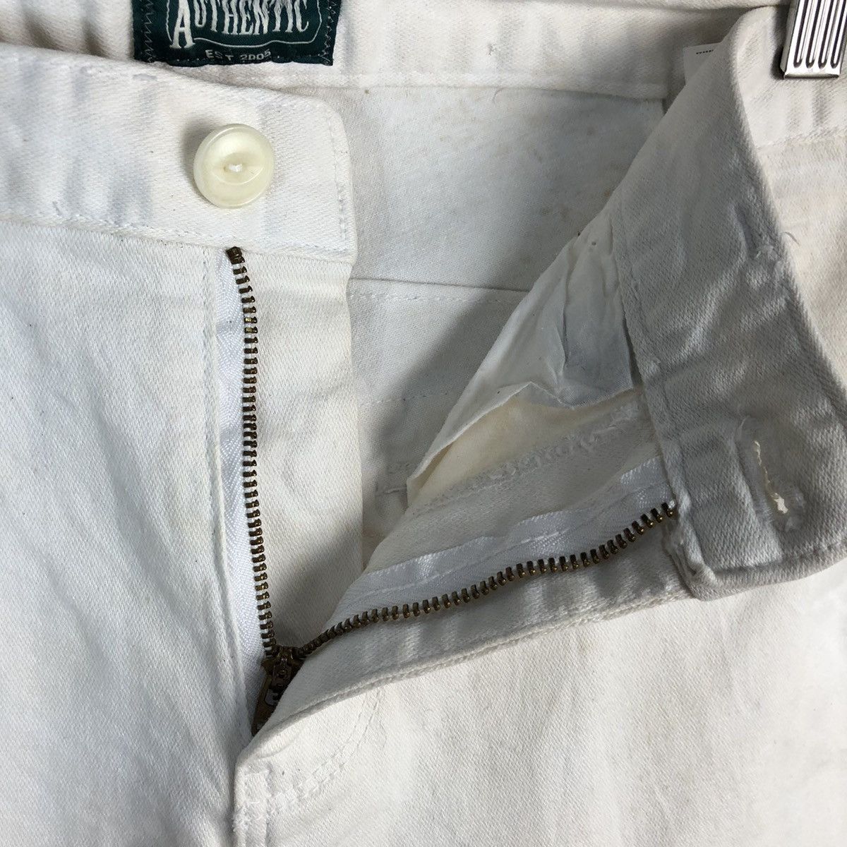Vintage Authentic White utility tactical cargo vintage Pants #A2384 Size US 31 - 14 Thumbnail