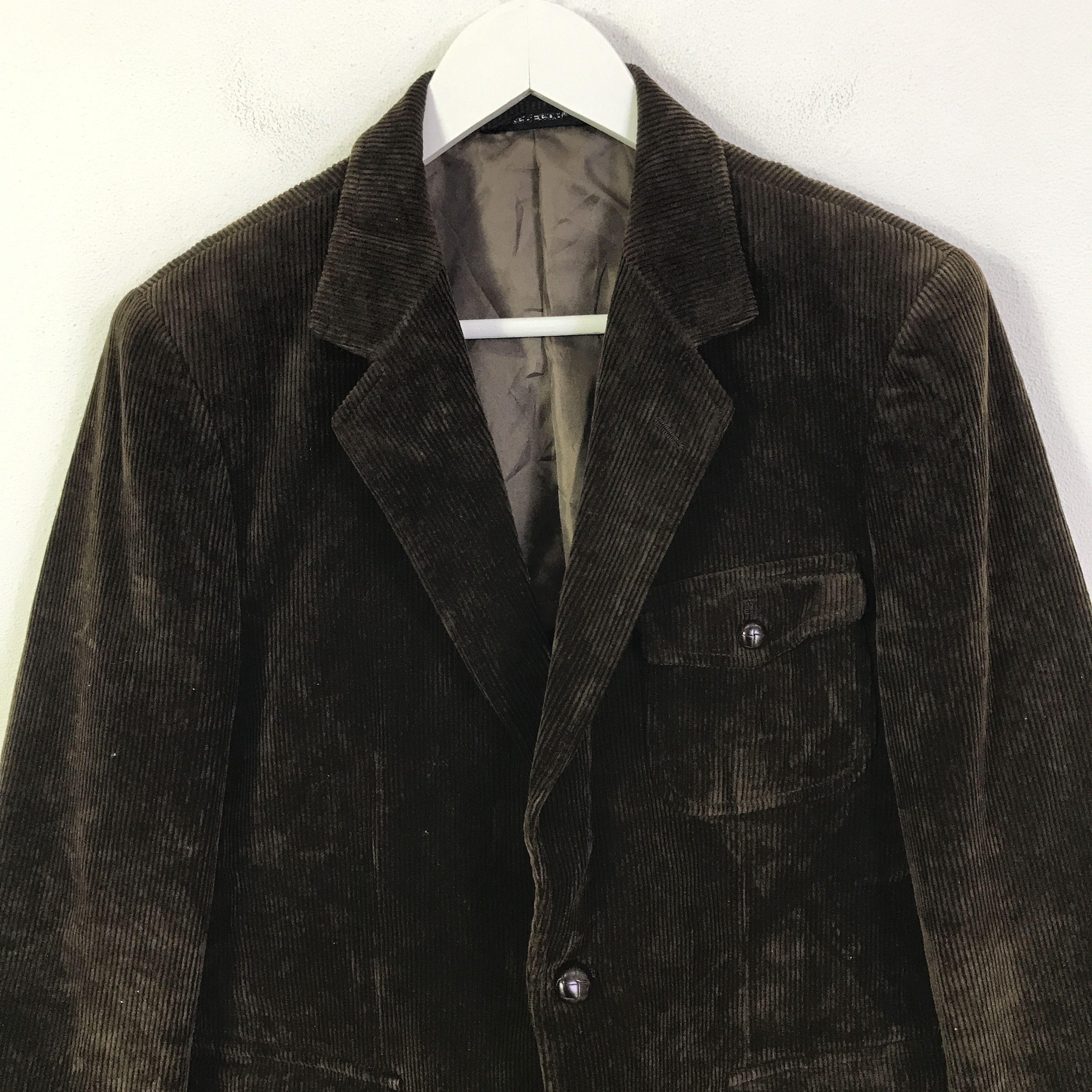 McGregor mcgregor Corduroy Blazer Coat jacket K126B9 Size US L / EU 52-54 / 3 - 2 Thumbnail