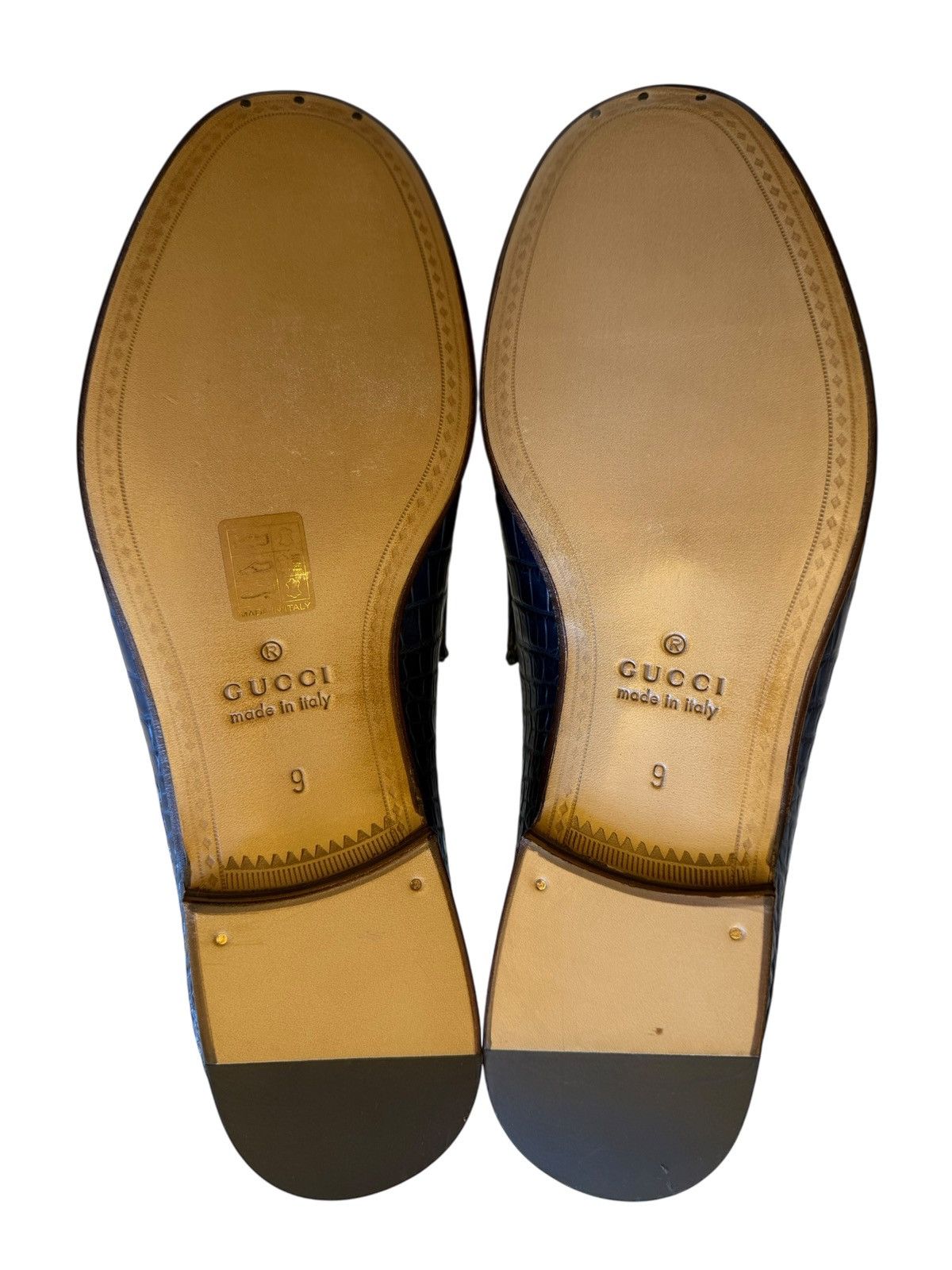 Gucci Gucci 1953 Horsebit Crocodile Loafers in Blue Size US 10 / EU 43 - 7 Thumbnail