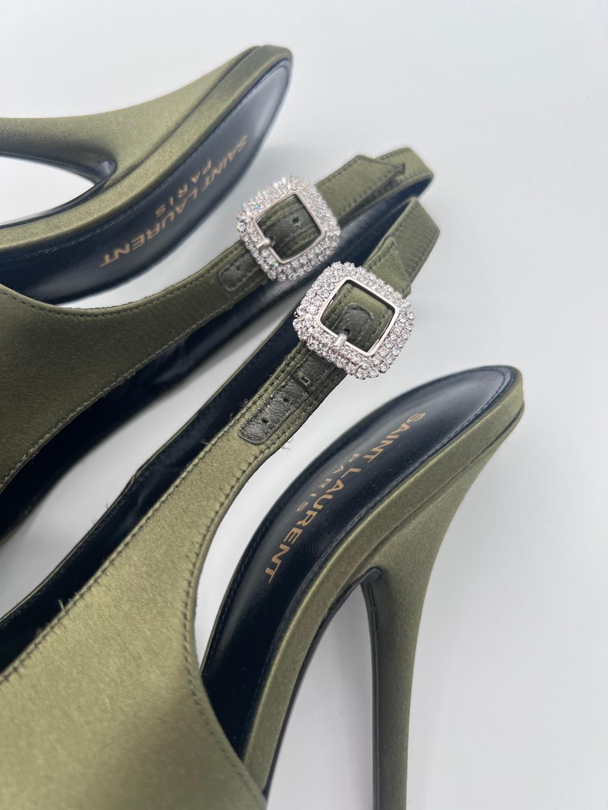 Saint Laurent Paris New Saint Laurent Yasmeen Pump Sandals IT 37/ US 7 Size US 7 / IT 37 - 8 Thumbnail