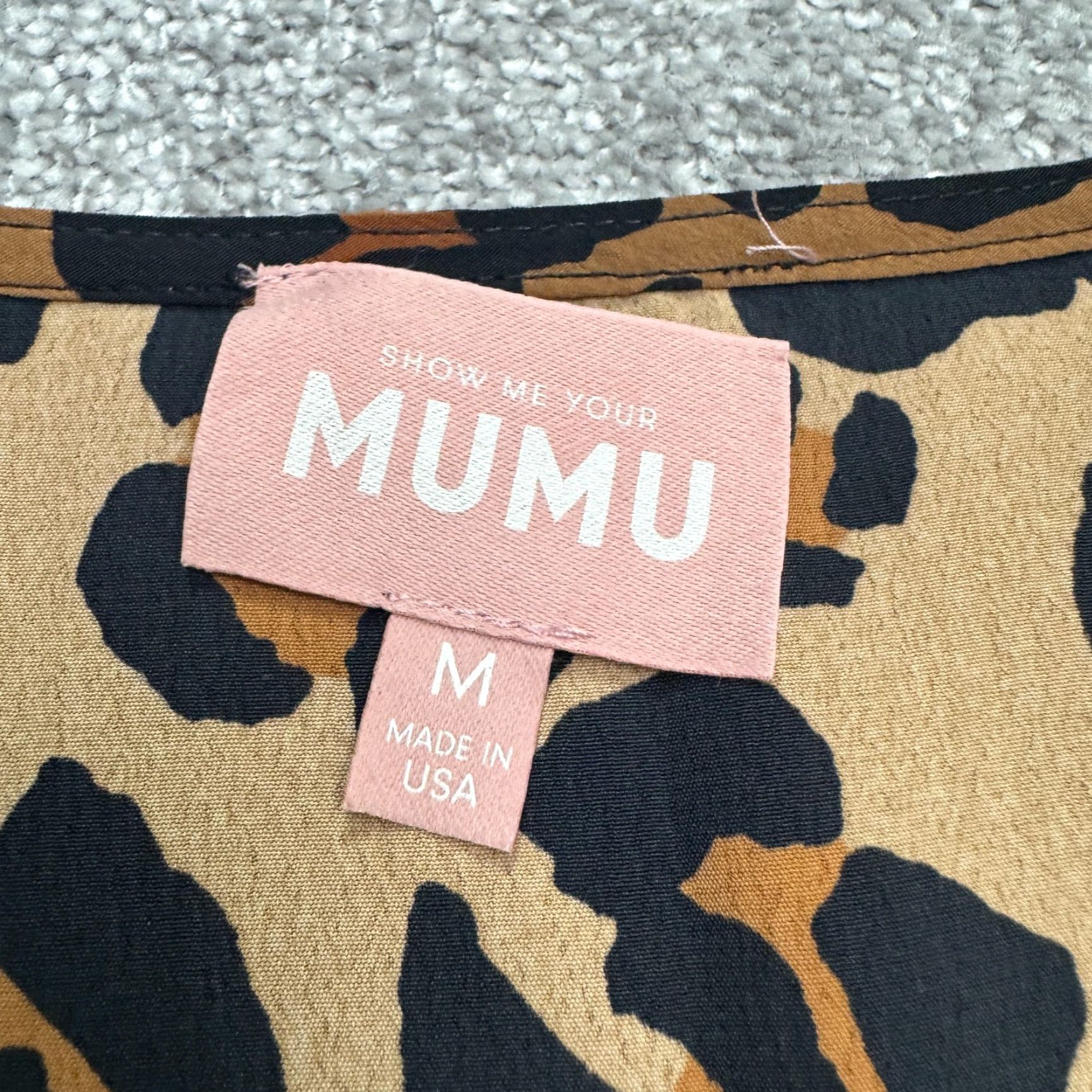 Vintage Show Me Your Mumu Vakkey Leopard Tiered Mini Shift Dress Womens Medium Brown Size XXL / US 16-18 / IT 52-54 - 4 Thumbnail