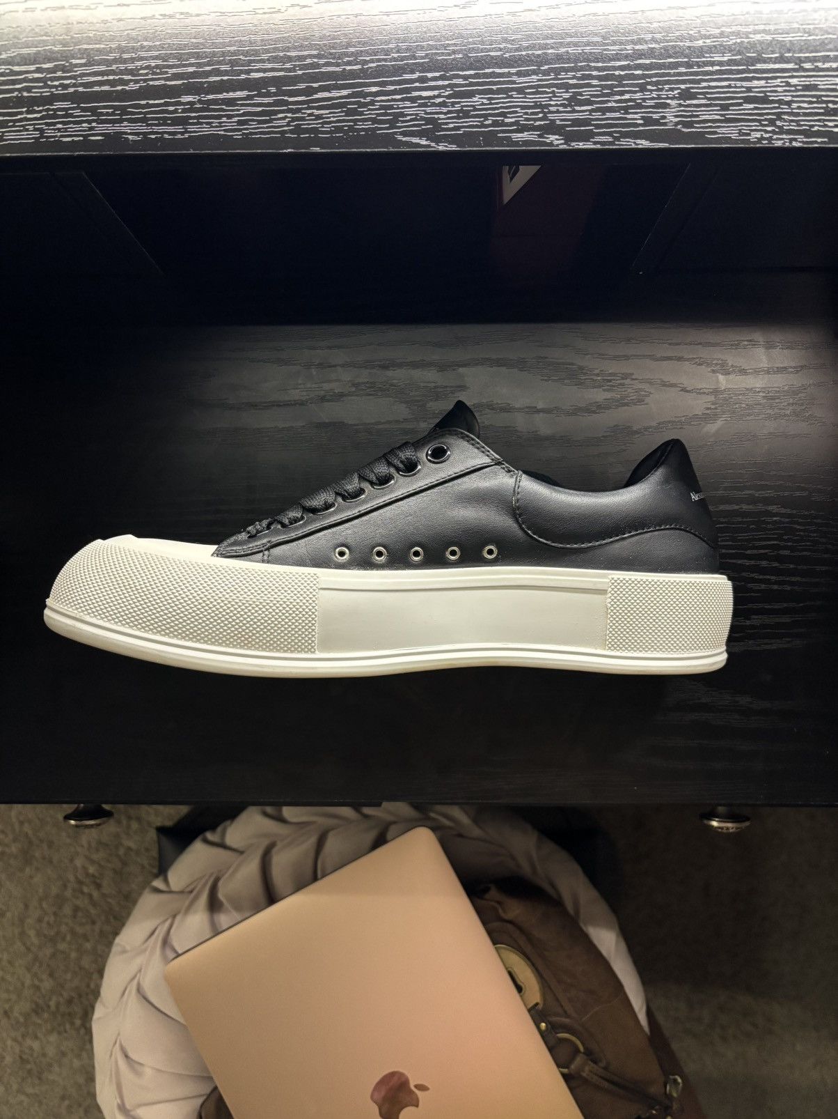 Alexander McQueen Alexander McQueen black and white trainers Size US 10 / EU 43 - 5 Thumbnail