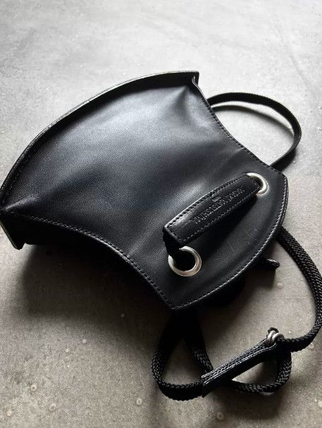Masaki Matsushima 90s Architectural Series Boat-Style Leather Shoulder Bag Size ONE SIZE - 6 Thumbnail