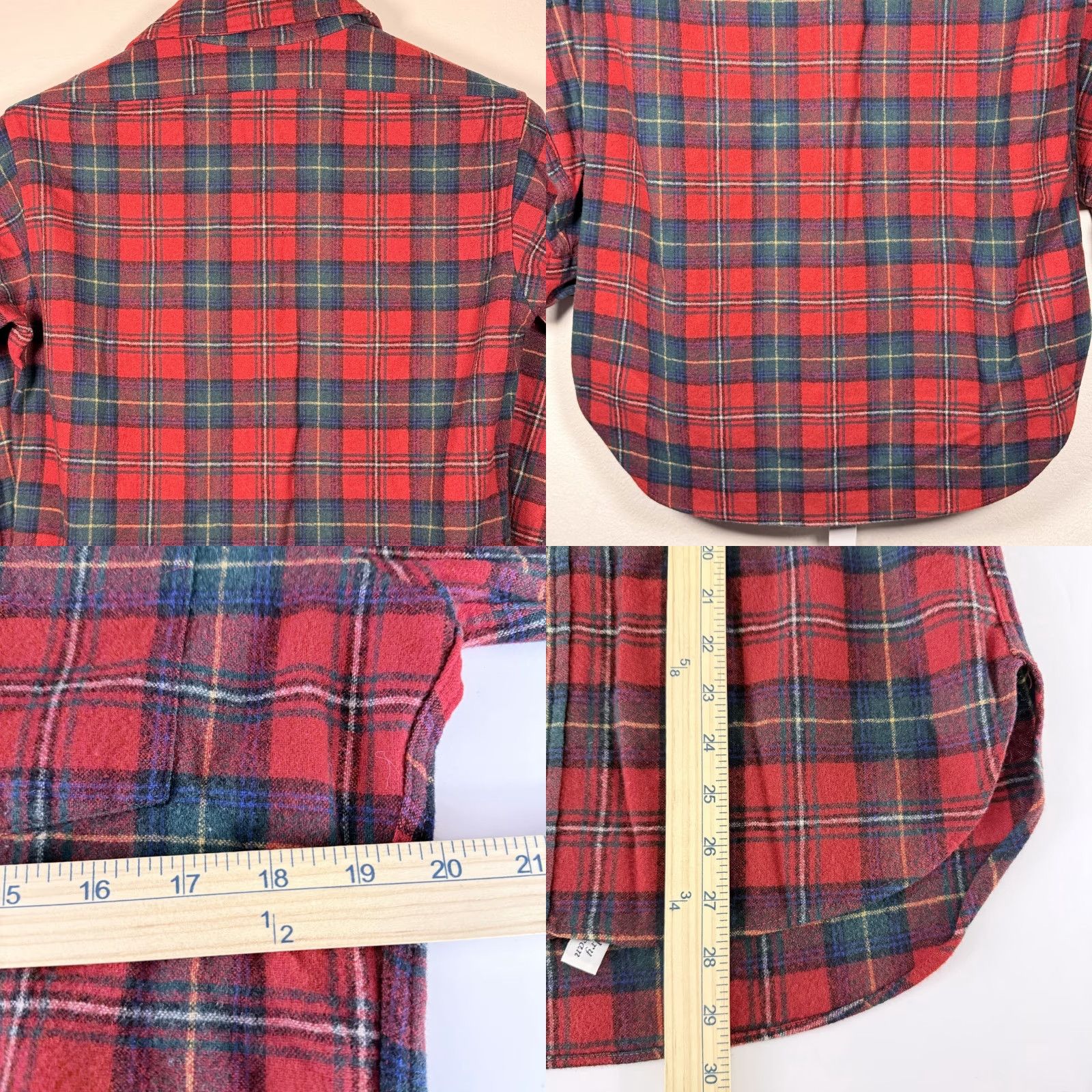 Pendleton VTG Pendleton Shirt Red/Blue Plaid Pure Virgin Wool USA Made Men's Size Medium Size US M / EU 48-50 / 2 - 8 Thumbnail