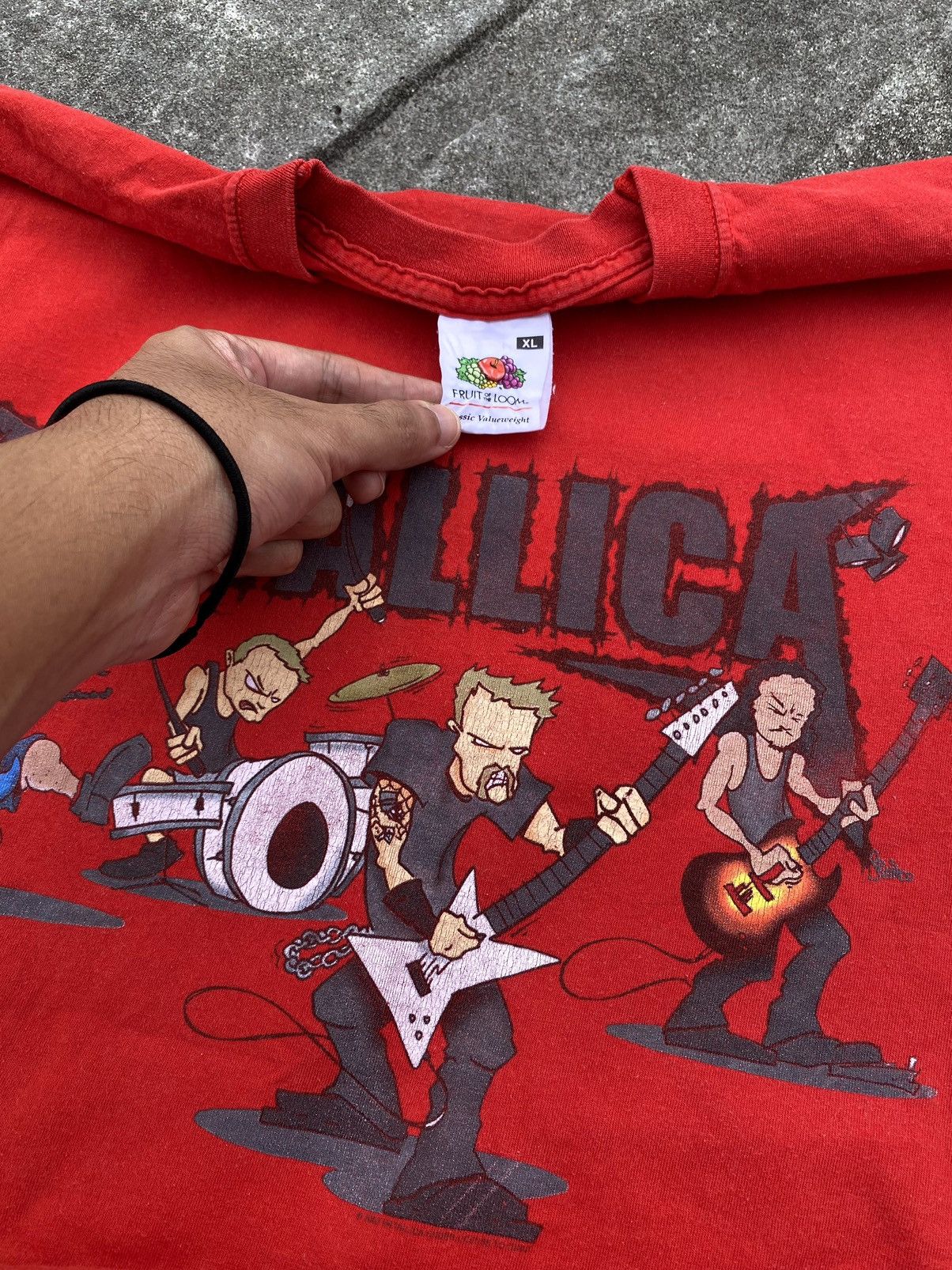 Fruit Of The Loom × Metallica × Vintage Vintage Metallica Madly In Anger Size US XL / EU 56 / 4 - 7 Thumbnail