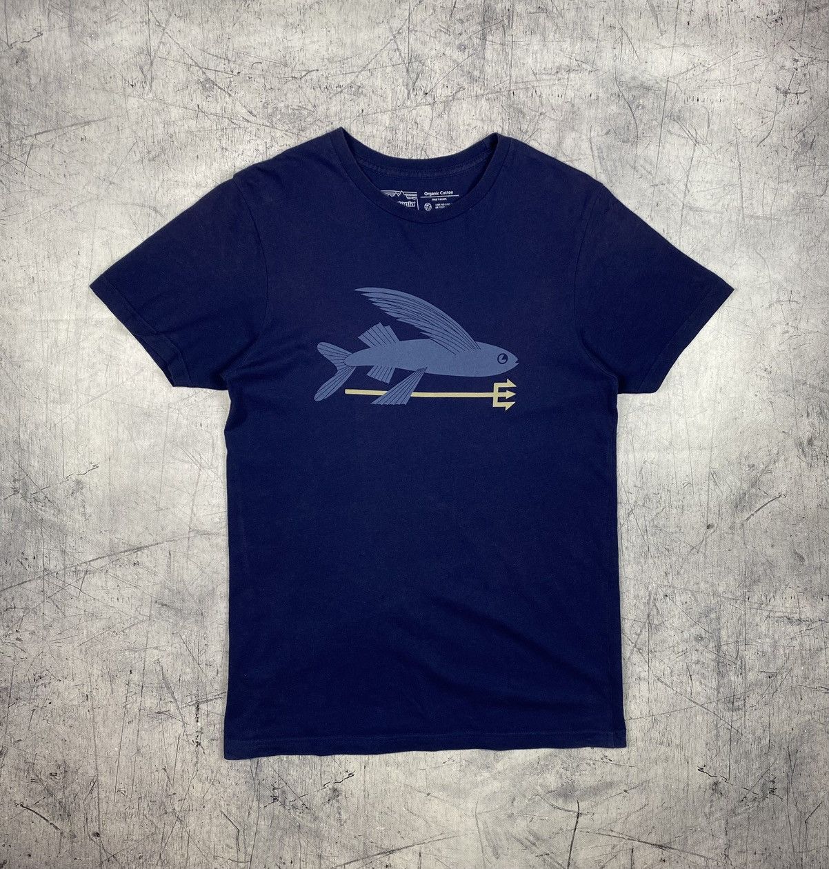 Patagonia Patagonia Organic Cotton Graphic T-Shirt Slim Fit Navy Small Size US S / EU 44-46 / 1 - 2 Thumbnail