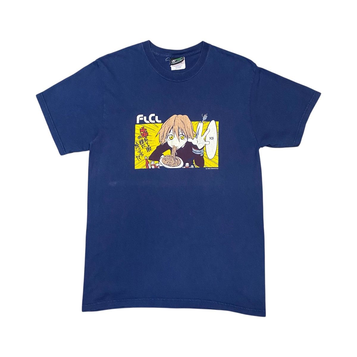 Anime VINTAGE 1999 FLCL FOOLY COOLY ANIME T SHIRT GAINAX Size US M / EU 48-50 / 2 - 1 Thumbnail