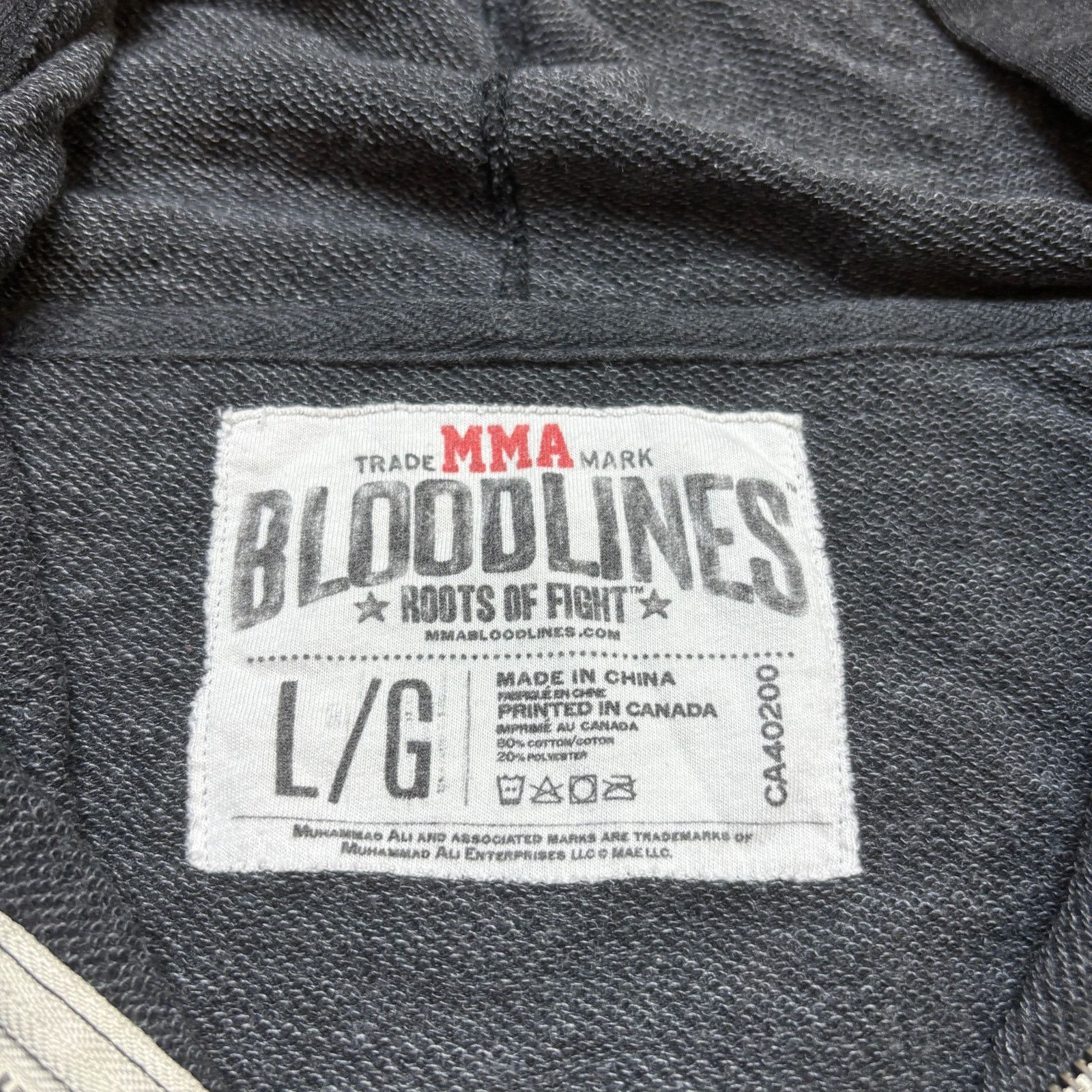 Roots Of Flight Roots of Fight Bloodlines Muhammad Ali Champion 66 Hoodie L Size US L / EU 52-54 / 3 - 4 Thumbnail