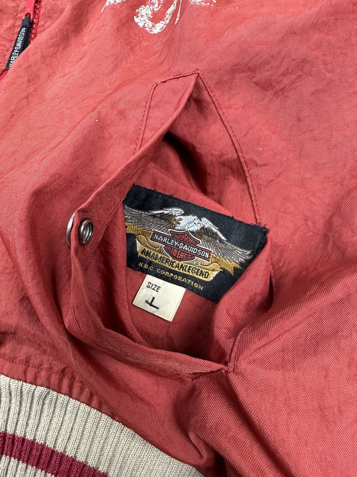 Harley Davidson × Vintage Vintage Harley Davidson Varsity Jacket Size US L / EU 52-54 / 3 - 12 Thumbnail