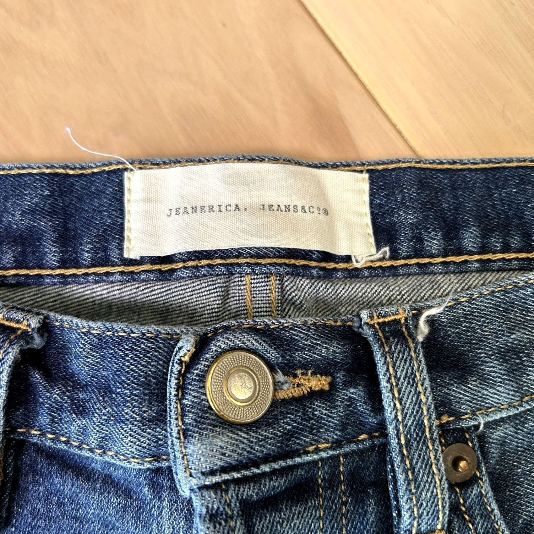JEANERICA Jeanerica Jeans & Co Straight Fit Denim Pants Blue 30 Women’s Size 30" / US 8 / IT 44 - 4 Thumbnail