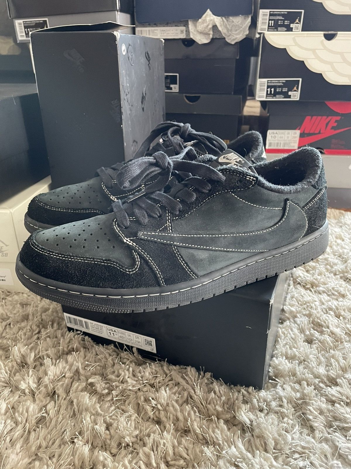Jordan Brand × Travis Scott Jordan 1 Low X Travis Scott Phontom Size US 11.5 / EU 44-45 - 1 Thumbnail