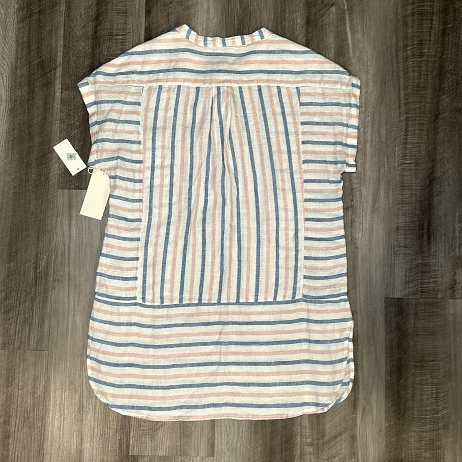 Vince Camuto Two by Vince Camuto Linen Program Tunic Cover Up - Medium Size M / US 6-8 / IT 42-44 - 2 Thumbnail