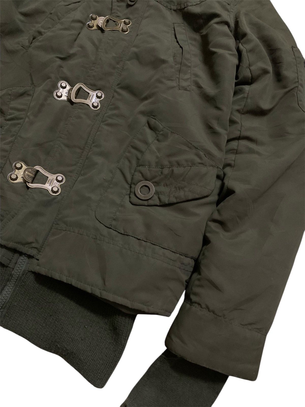 Japanese Brand Vtg Japanese Sly Product Military Hoodie Jacket Size S / US 4 / IT 40 - 2 Thumbnail