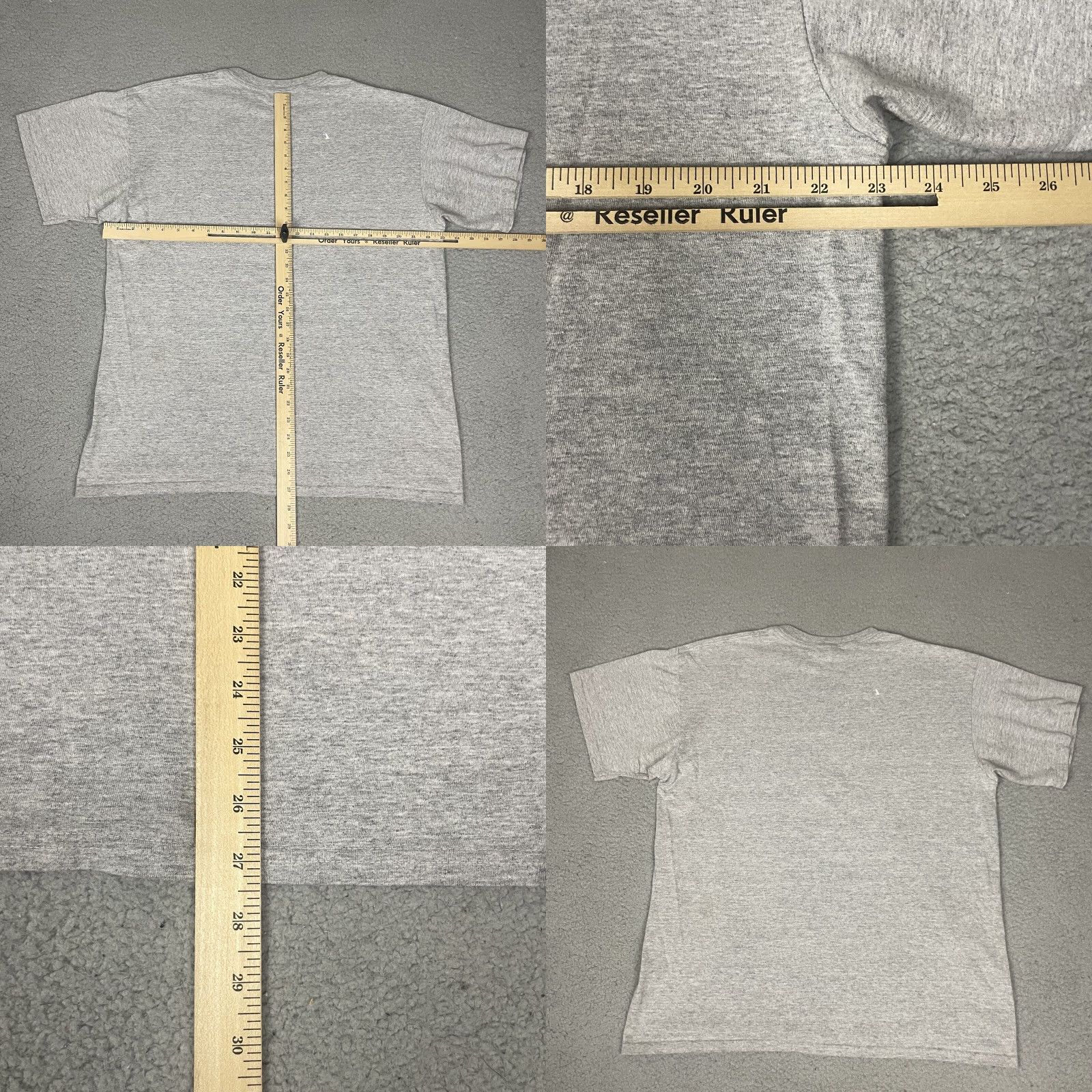 Nike VINTAGE Nike Basketball Tshirt Adult L Grey Distressed Spellout Swoosh Vtg L Mens 90s Size US L / EU 52-54 / 3 - 8 Thumbnail