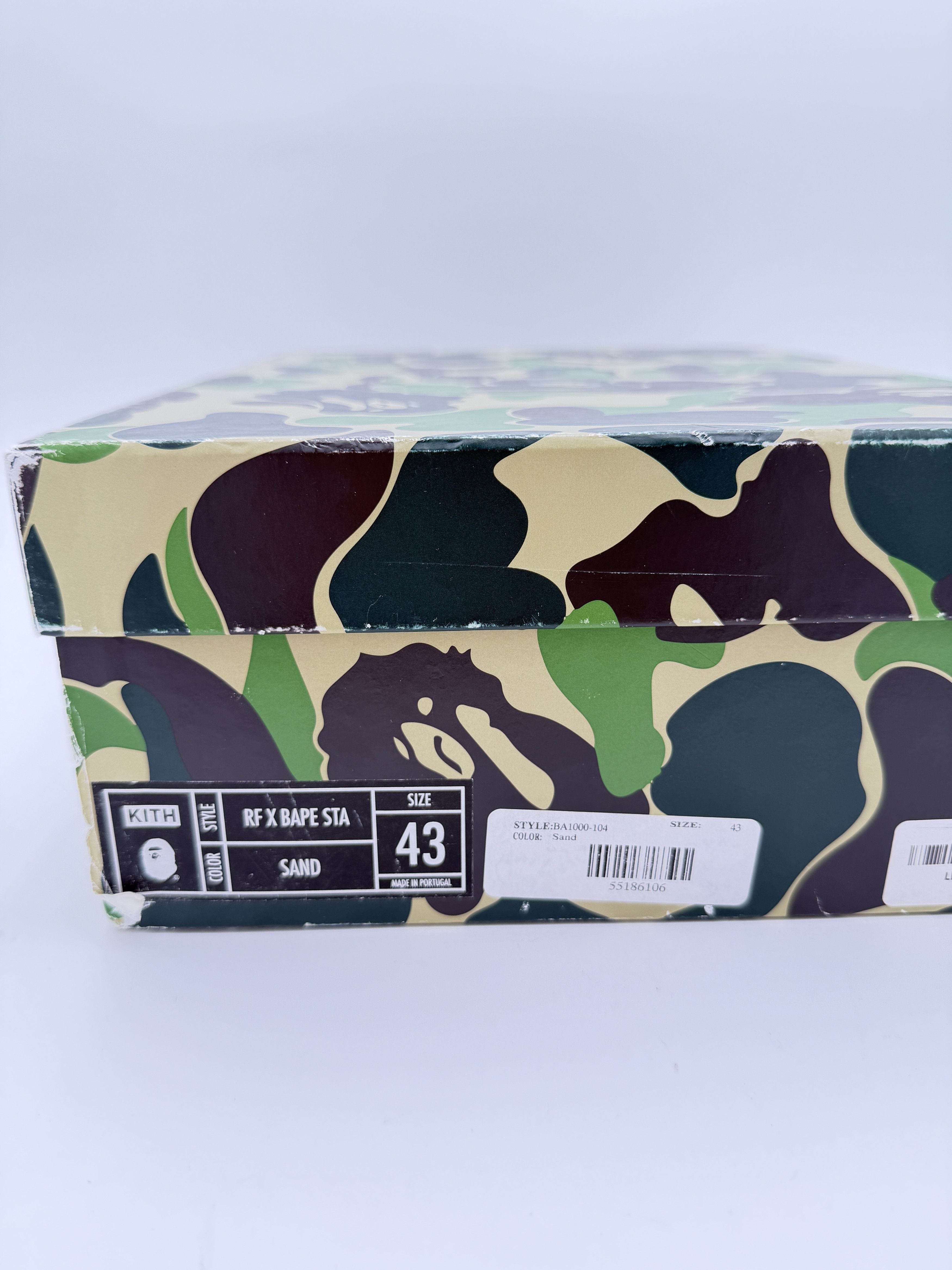 Bape Ronnie Fieg x Bape Fiegsta Bapesta Sand Portugal Kith Size US 10 / EU 43 - 14 Thumbnail