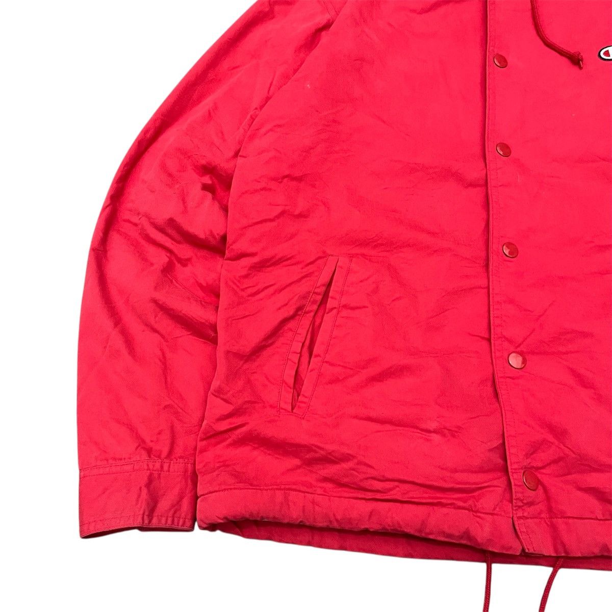 Champion × Supreme SS16 Supreme x Champion Windbreaker Hooded Red Size US S / EU 44-46 / 1 - 6 Thumbnail