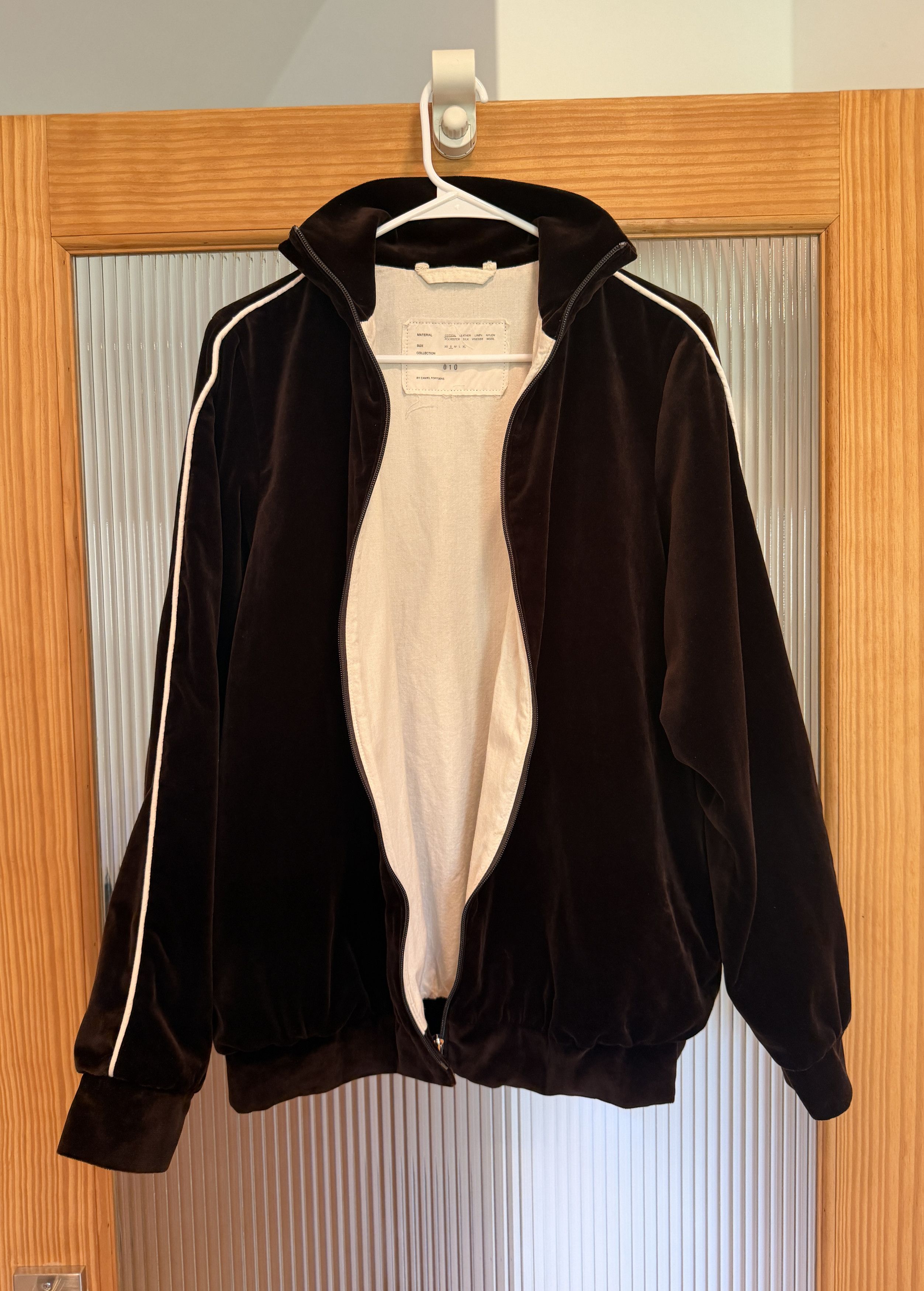 Velour Track Jacket