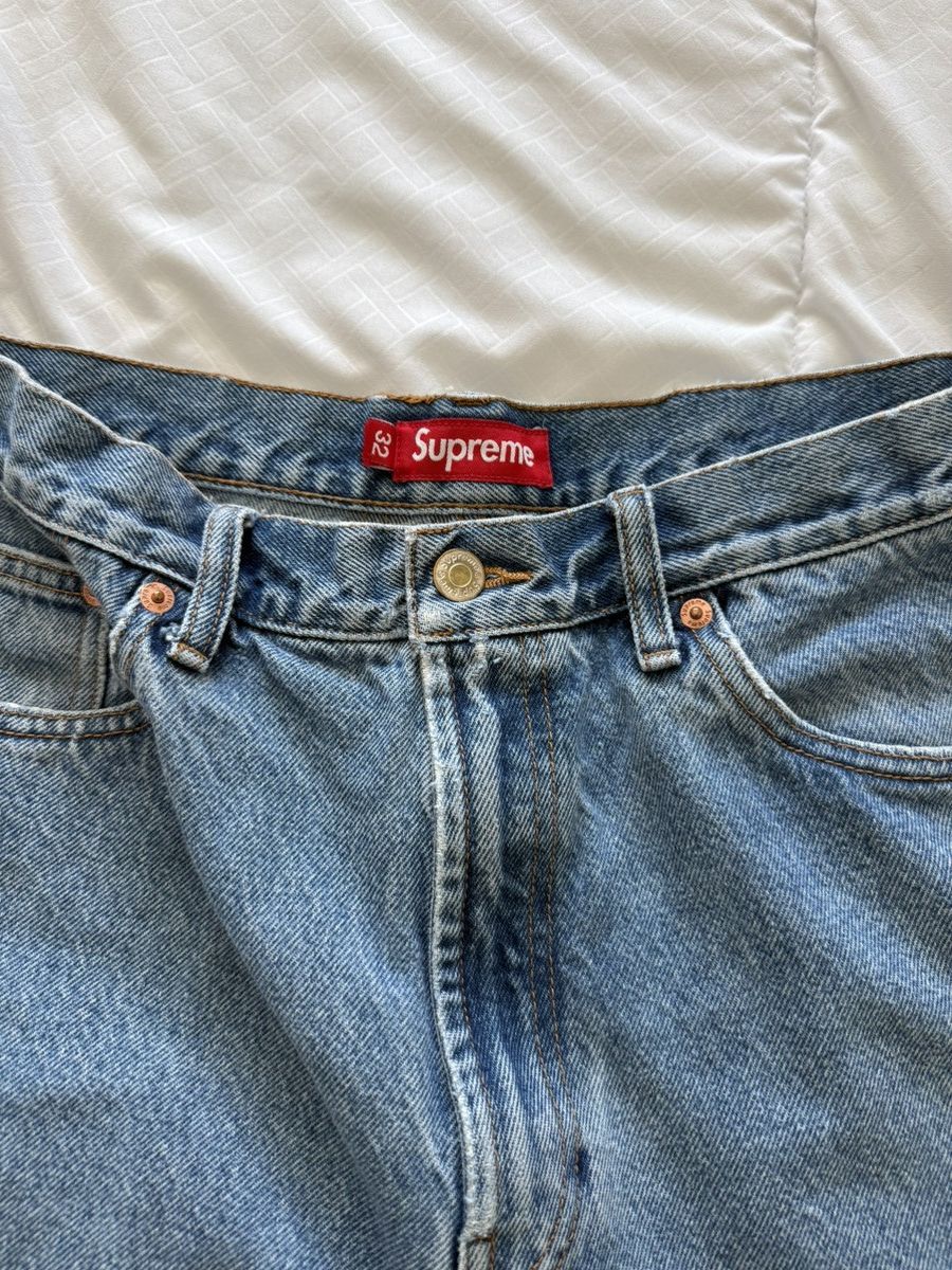 Supreme Supreme Baggy Indigo Jeans Size US 32 / EU 48 - 2 Thumbnail