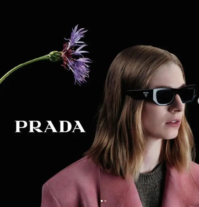 Prada Prada SPR A01 15O-10С Sunglasses Size ONE SIZE - 6 Thumbnail