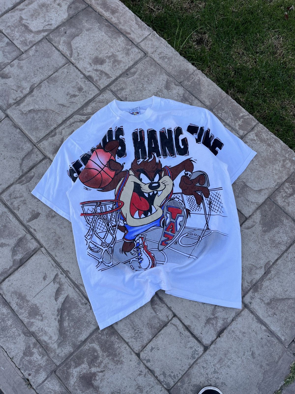 Warner Bros Serious Hang Time ! taz vintage 1990s Size US XL / EU 56 / 4 - 5 Thumbnail