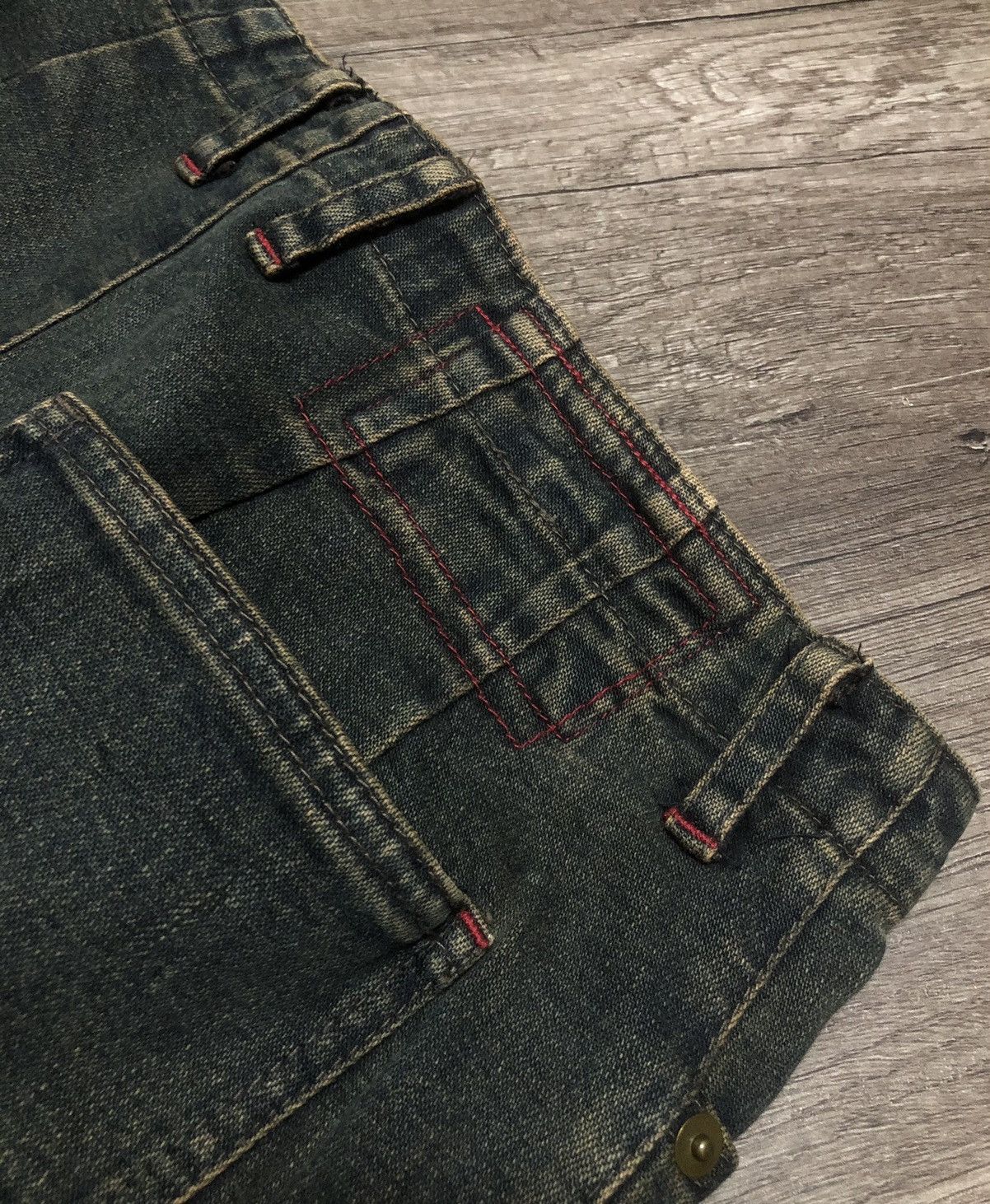 If Six Was Nine × Japanese Brand × Le Grande Bleu (L.G.B.) VINTAGE VIVA PRESTO HAGI FLARED DESIGN HYSTERIC GLAMOUR Size 30" / US 8 / IT 44 - 18 Thumbnail