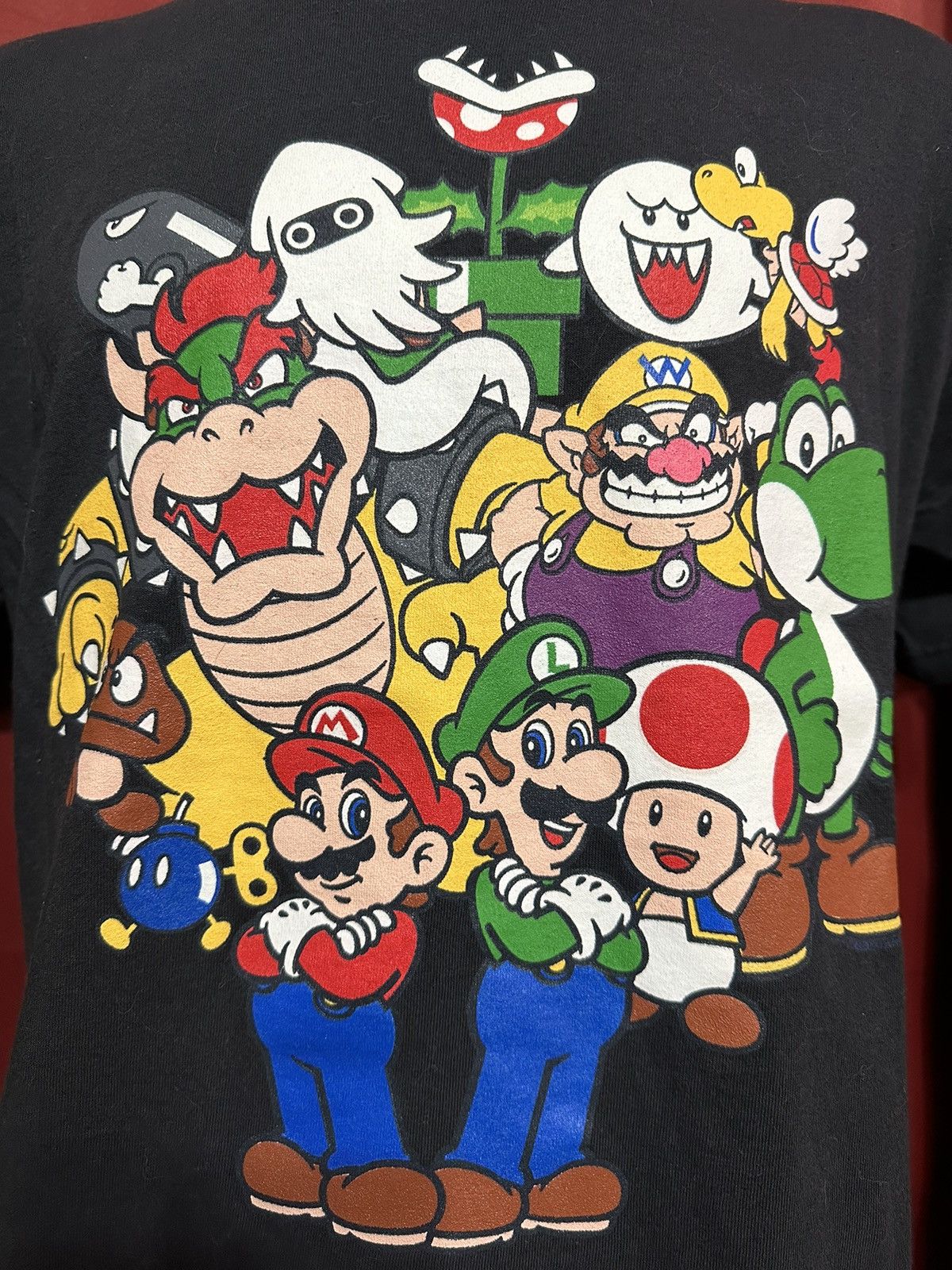 Nintendo × Vintage Nintendo Mario Brothers Tshirt Y2K Gamer Streetwear Grail Size US L / EU 52-54 / 3 - 3 Thumbnail