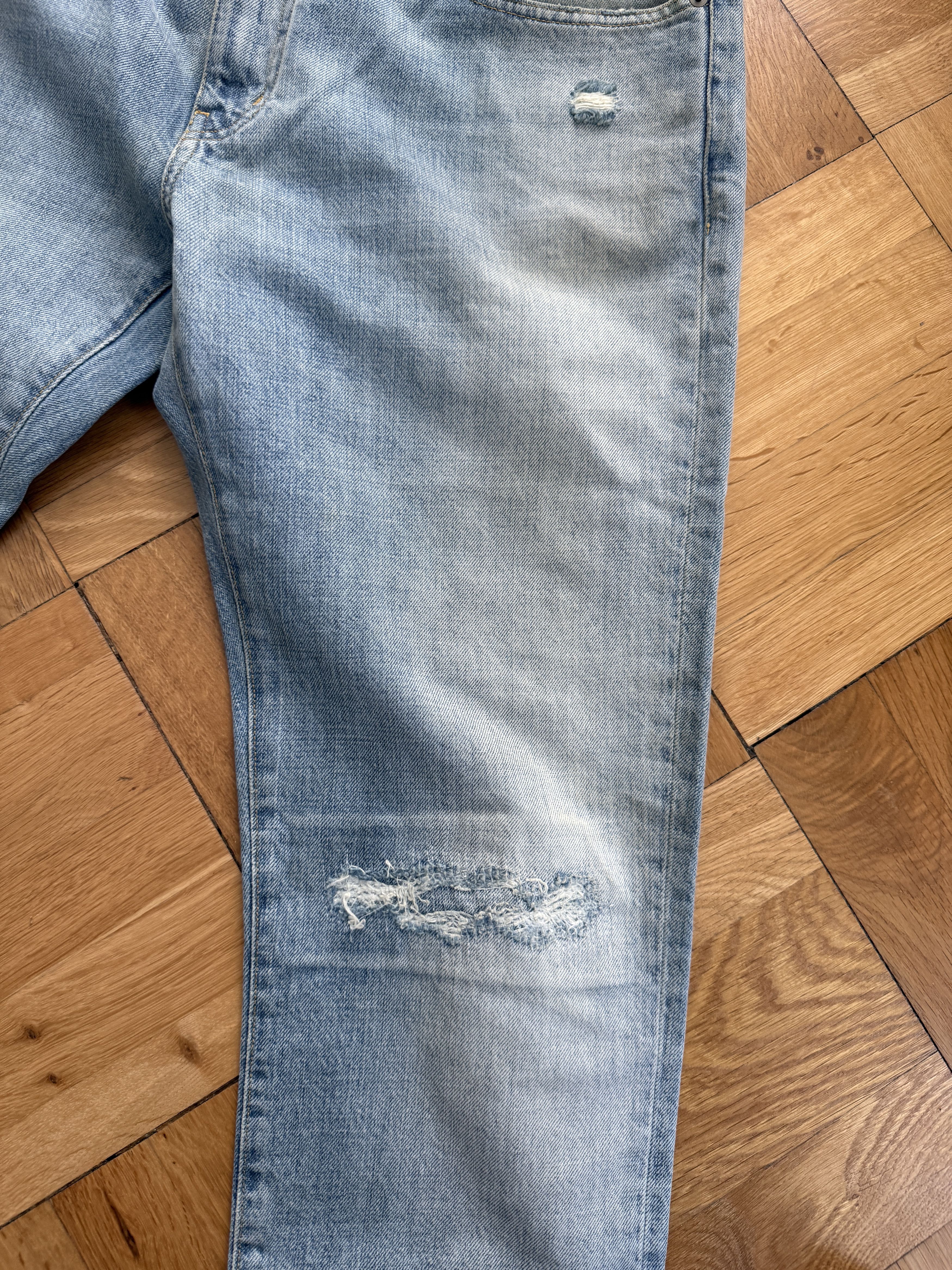 Yves Saint Laurent YSL Distressed Denim Size US 34 / EU 50 - 2 Thumbnail