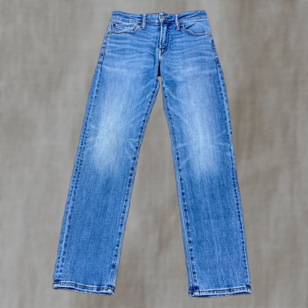 American Eagle Outfitters American Eagle Outfitters Jeans Men Slim Straight 29x30 Medium Wash Stretch Pockets Blue Classic Size US 29 - 1 Thumbnail