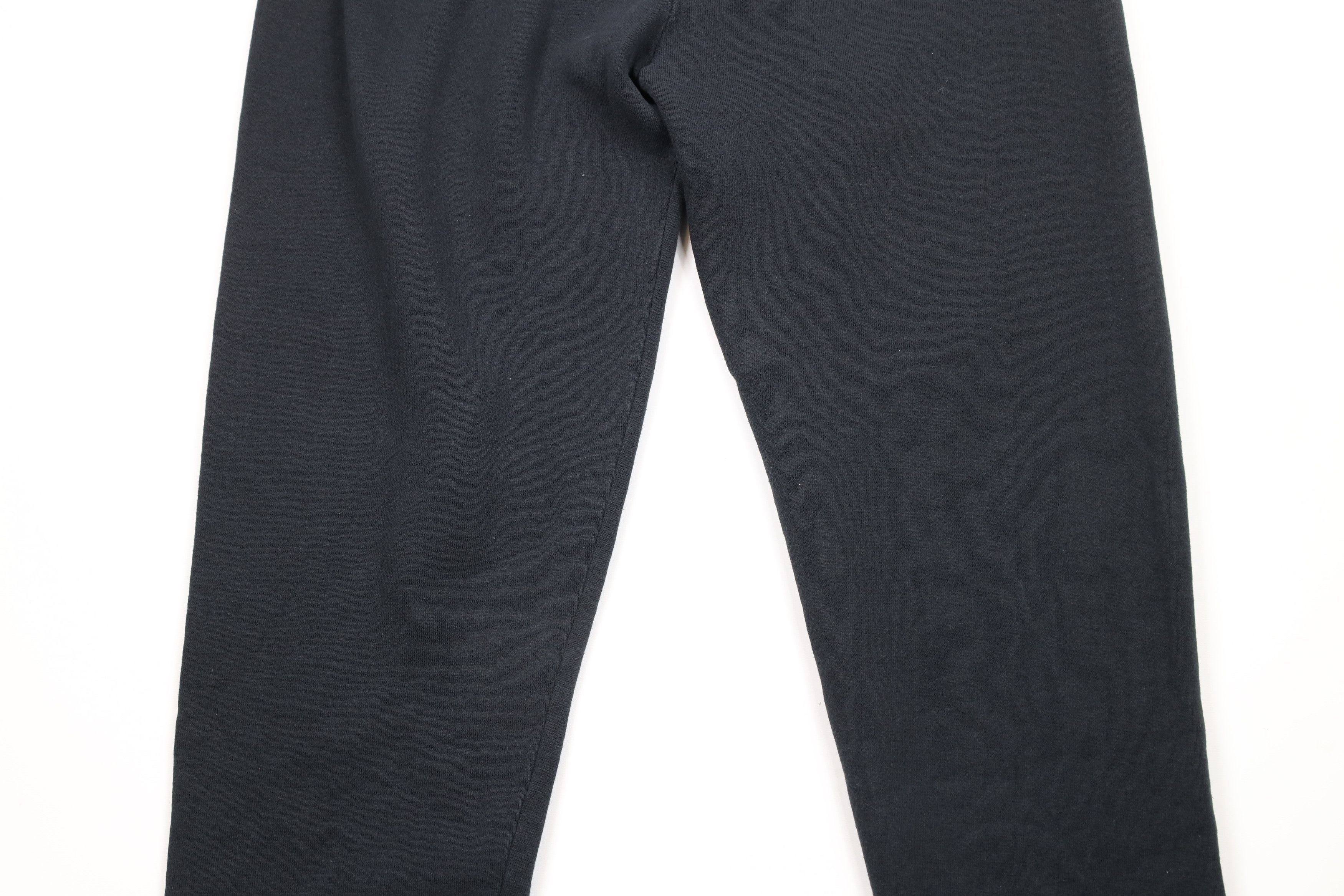 Vintage Vintage 90s Streetwear Cuffed Sweatpants Joggers Pants Black Size US 38 / EU 54 - 9 Thumbnail