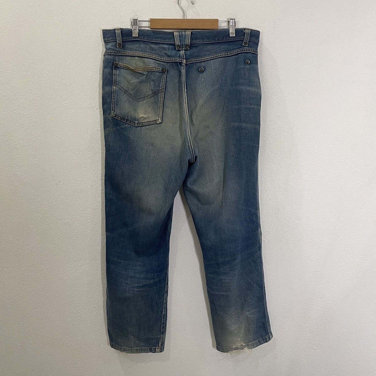 Lancel Vintage Lancel Distressed Denim Jeans Size US 37 - 7 Thumbnail