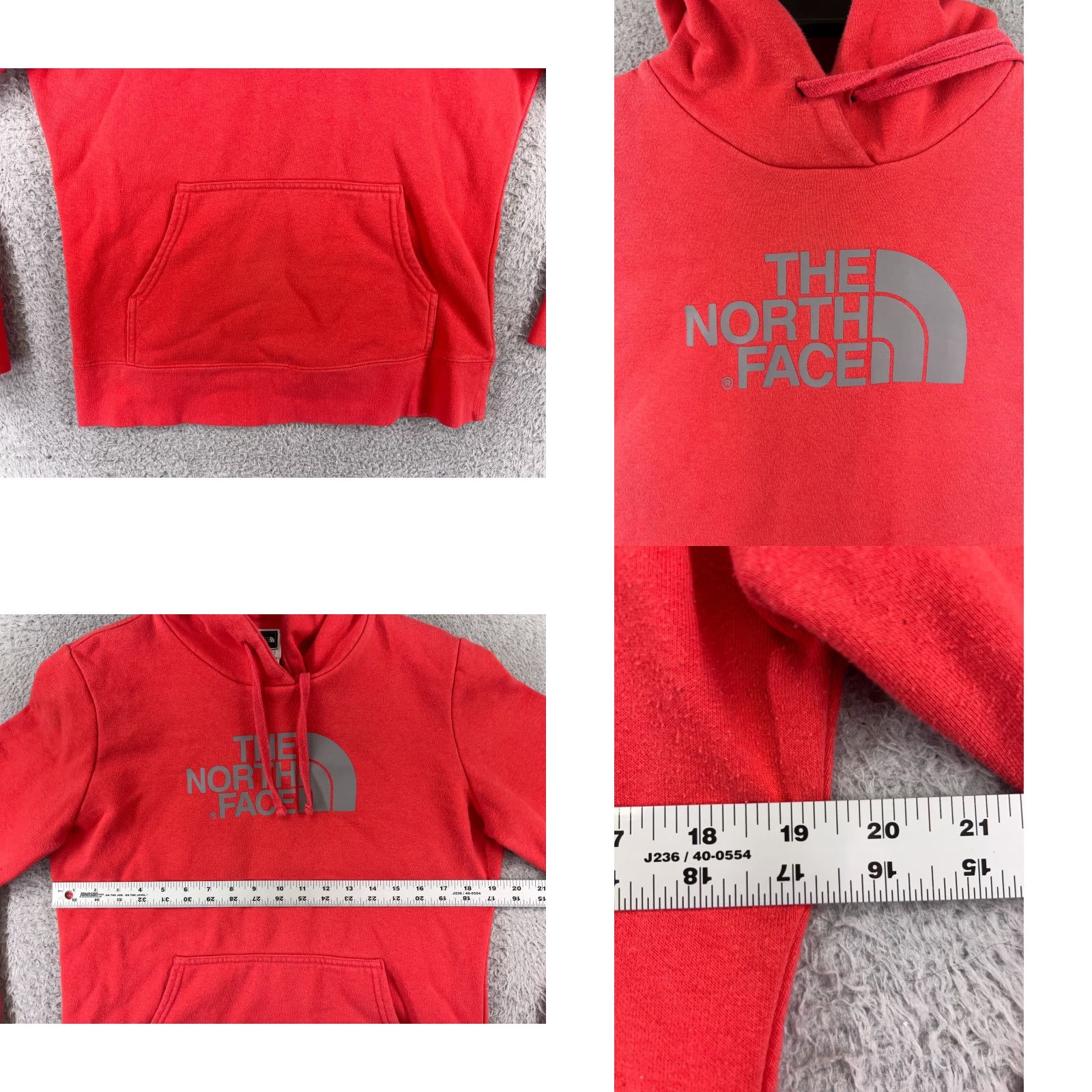 The North Face The North Face Womens Hoodie Pullover Shirt M Pink Cotton Blend Pocket Logo Casual Performance/Activity: Athleisure, Hiking, Walking Mens/Womens Size M / US 6-8 / IT 42-44 - 8 Thumbnail