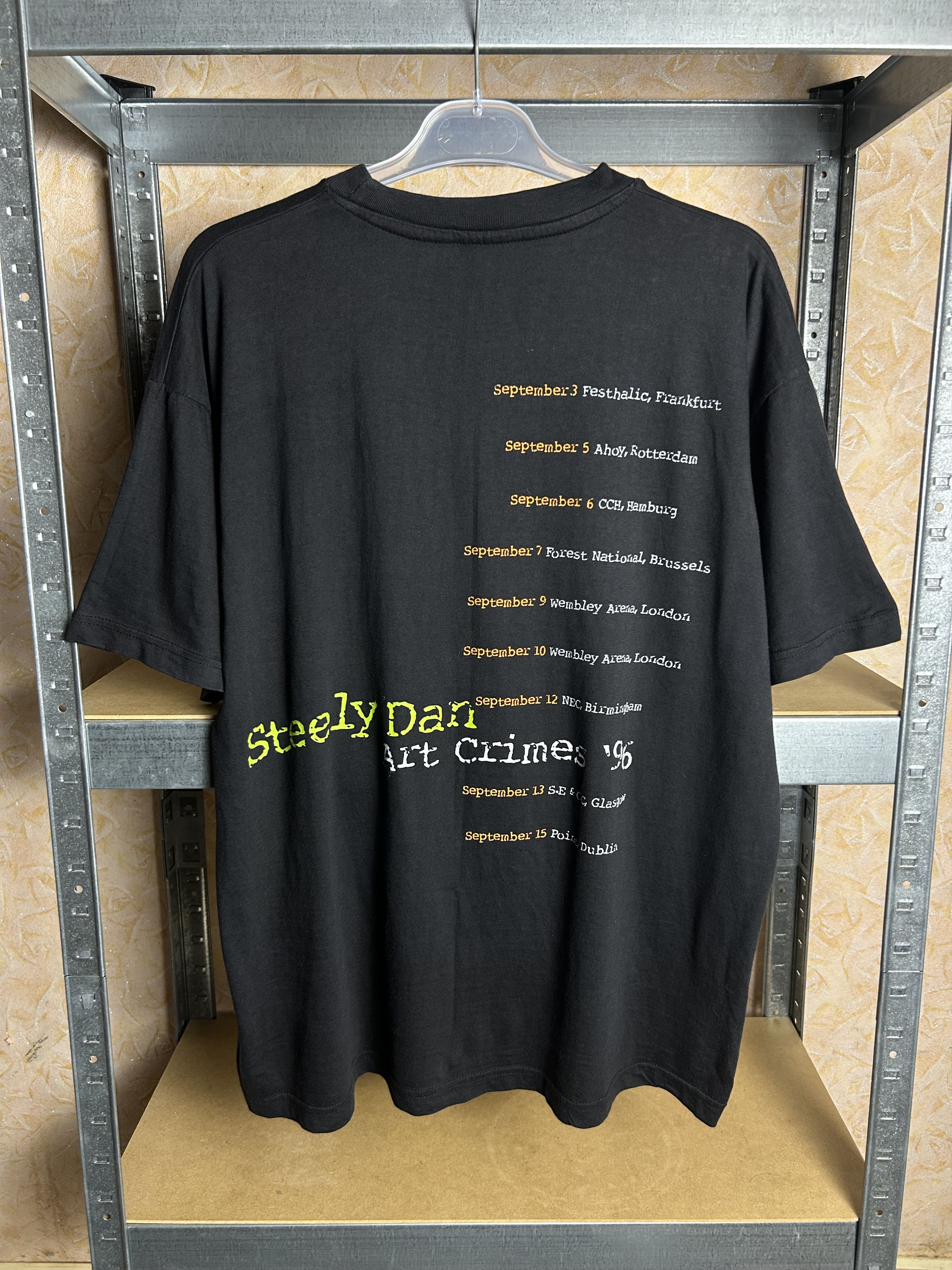 Band Tees Vintage 1996 Steely Dan Art Crimes Rock Band Tour T-shirt Size US L / EU 52-54 / 3 - 2 Thumbnail