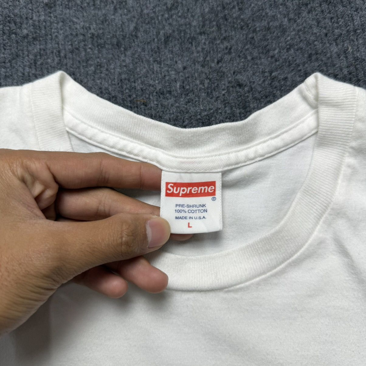 Supreme Supreme American Picture Mens White FW19 Tee Size US L / EU 52-54 / 3 - 5 Thumbnail