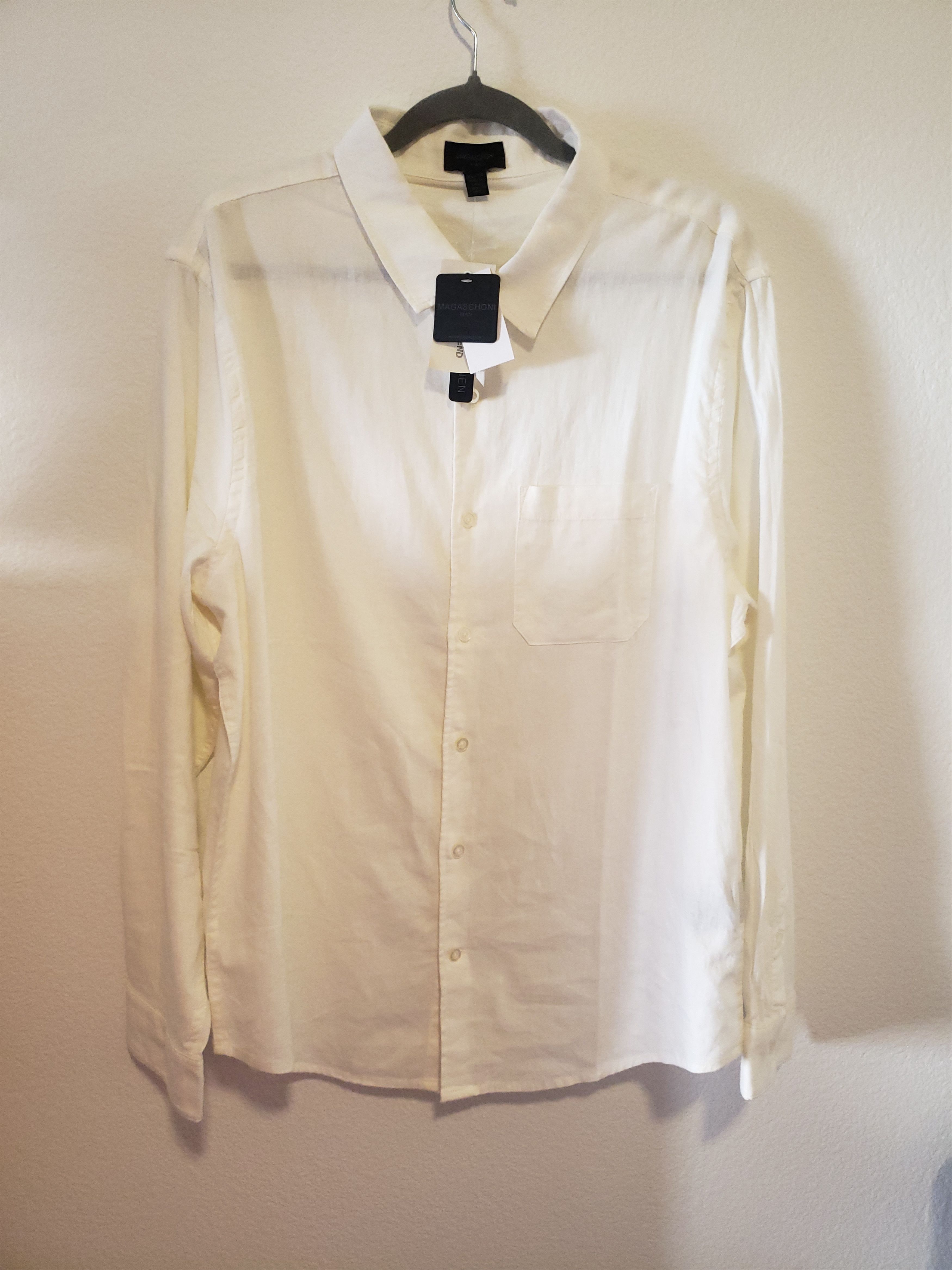 Magaschoni Linen blend shirt Size US XL / EU 56 / 4 - 1 Thumbnail