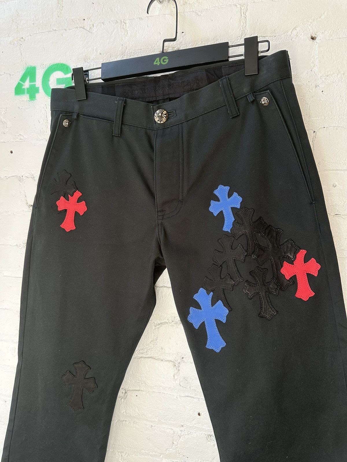 Chrome Hearts CHROME HEARTS PATCH SPIDERMAN CHINOS Size US 32 / EU 48 - 2 Thumbnail