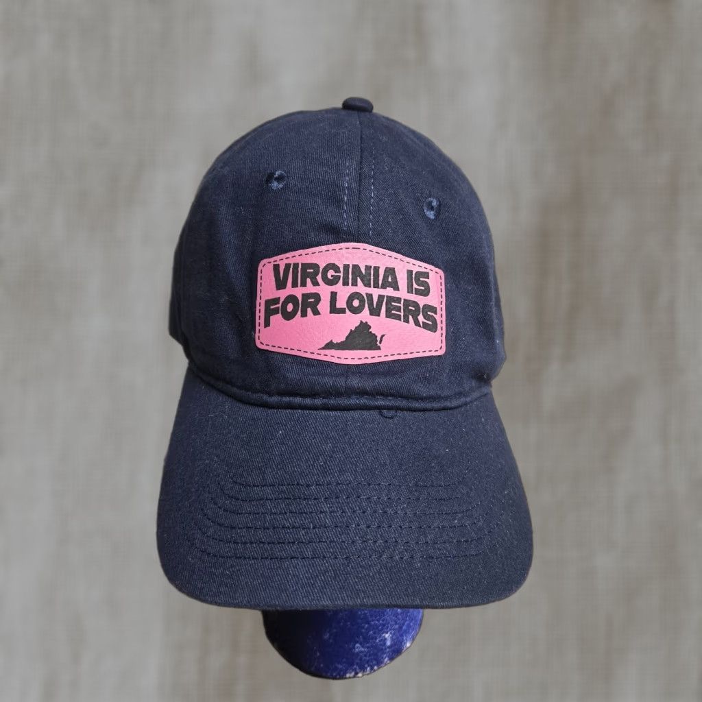 Vintage Virginia Is For Lovers Blue Baseball Cap Hat Adjustable One Size Men Size ONE SIZE - 1 Thumbnail