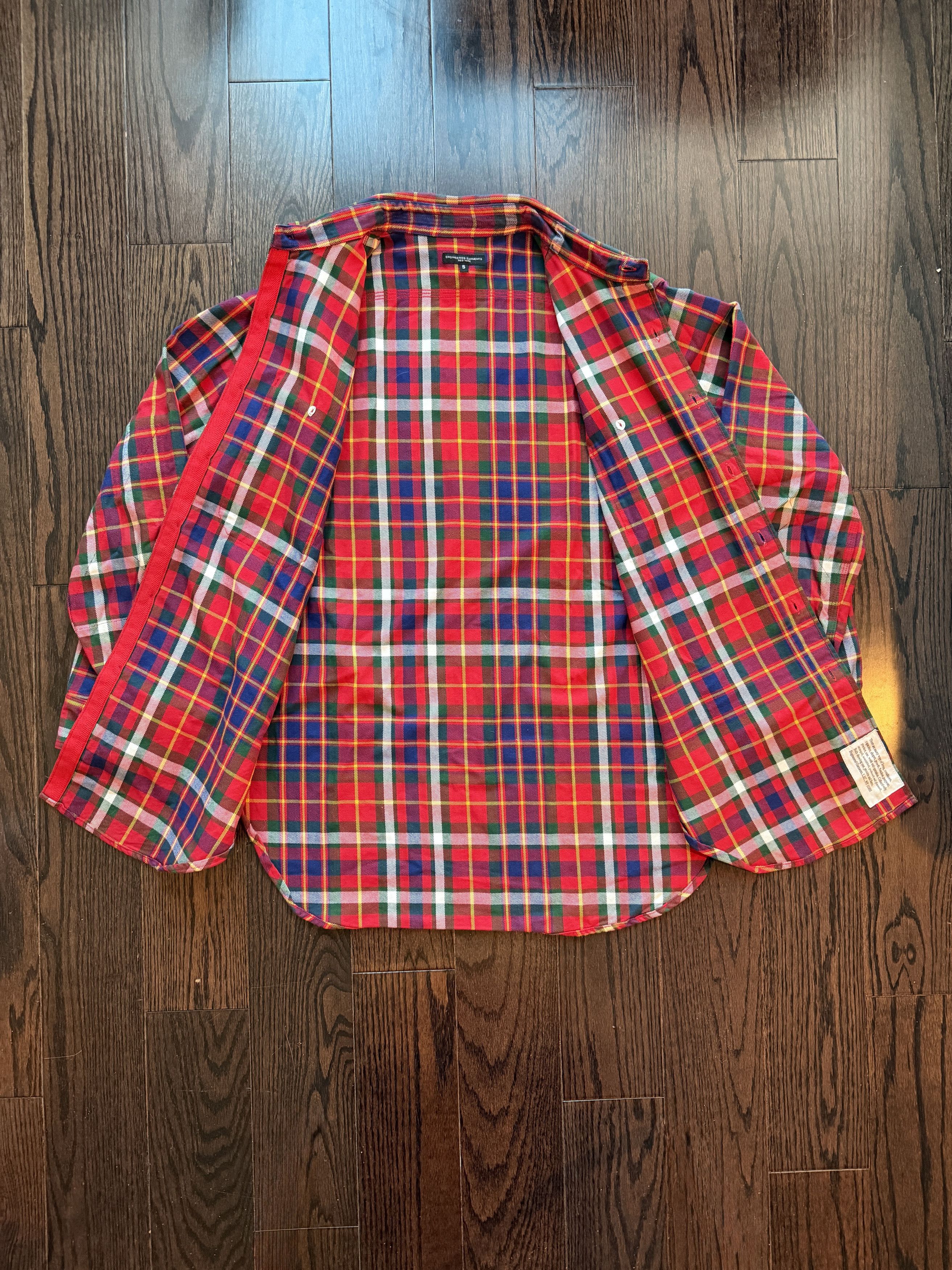 Engineered Garments Engineered Garments Plaid Work Flannel Button Down Shirt S Size US S / EU 44-46 / 1 - 2 Thumbnail