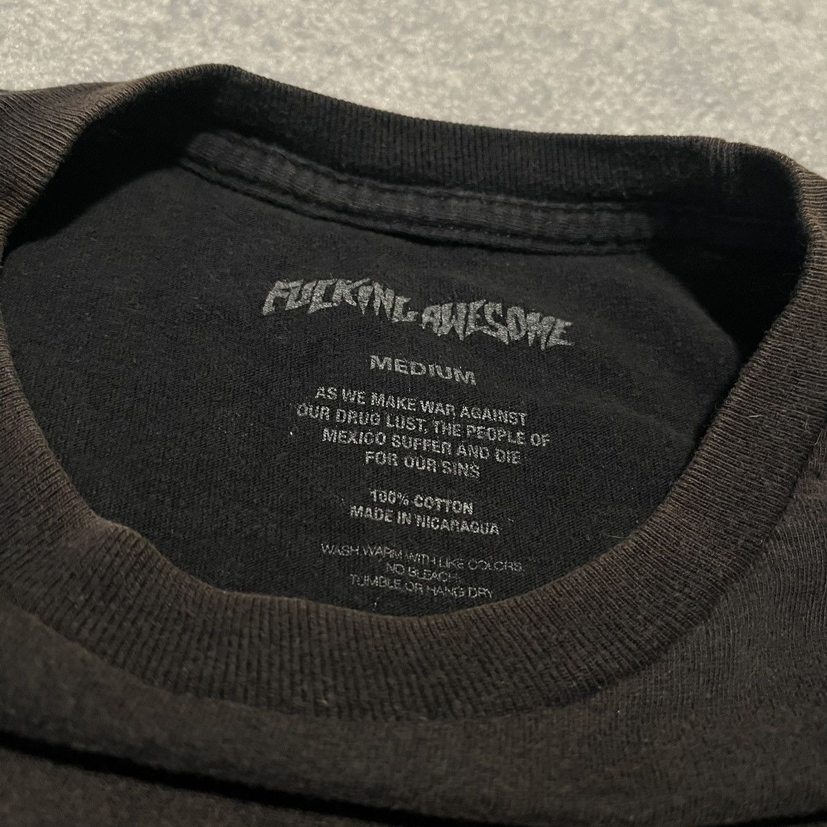 Fucking Awesome Fucking Awesome Frogman 2 S/S Tee Black Vintage Graphic Logo Size US M / EU 48-50 / 2 - 6 Thumbnail